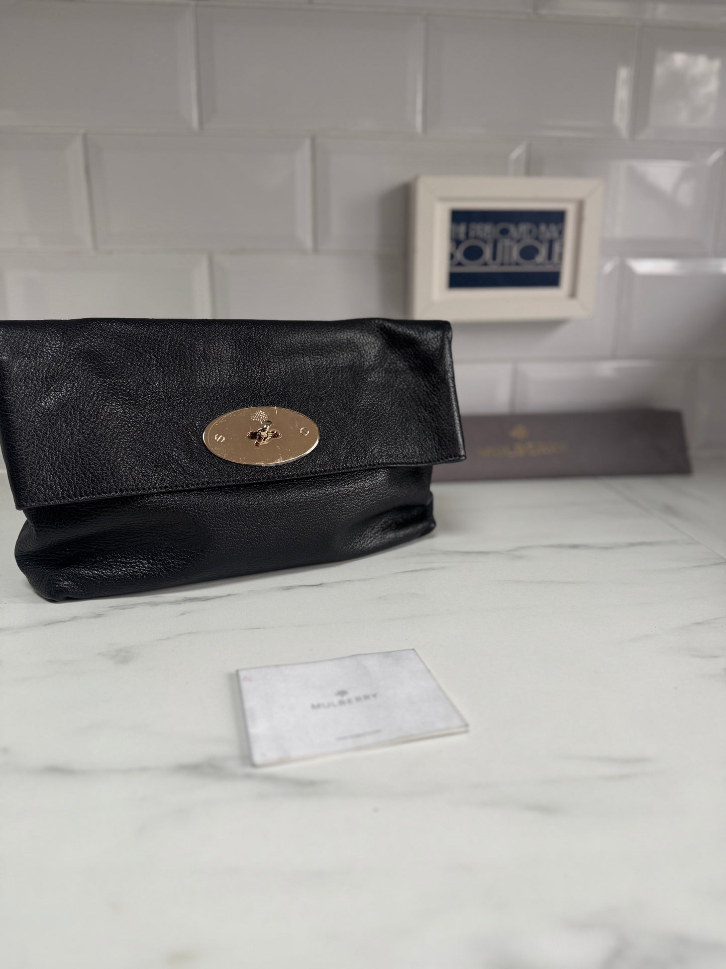 Mulberry Clemmie Clutch - Black