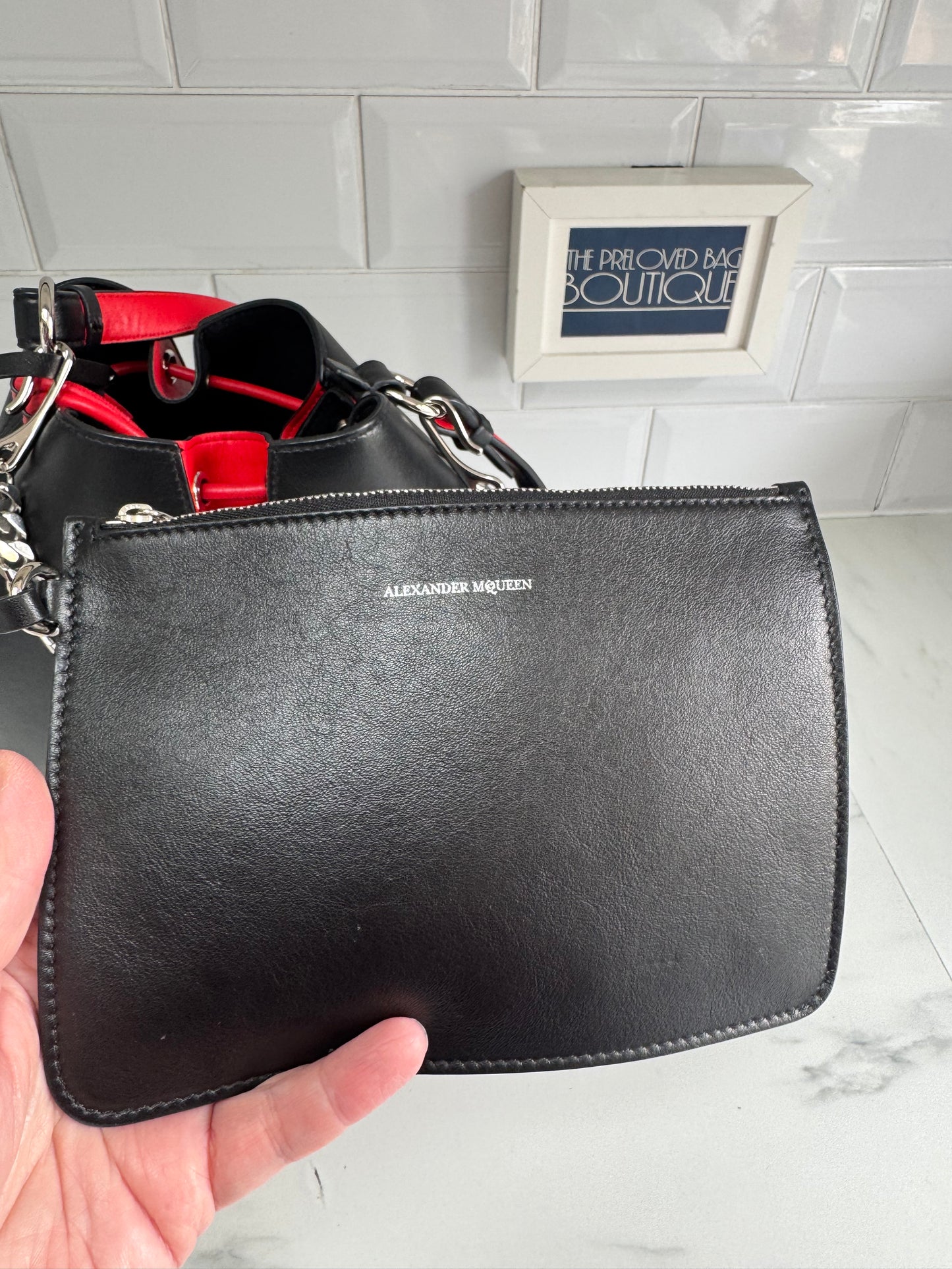 Alexander McQueen Bucket Bag - Black