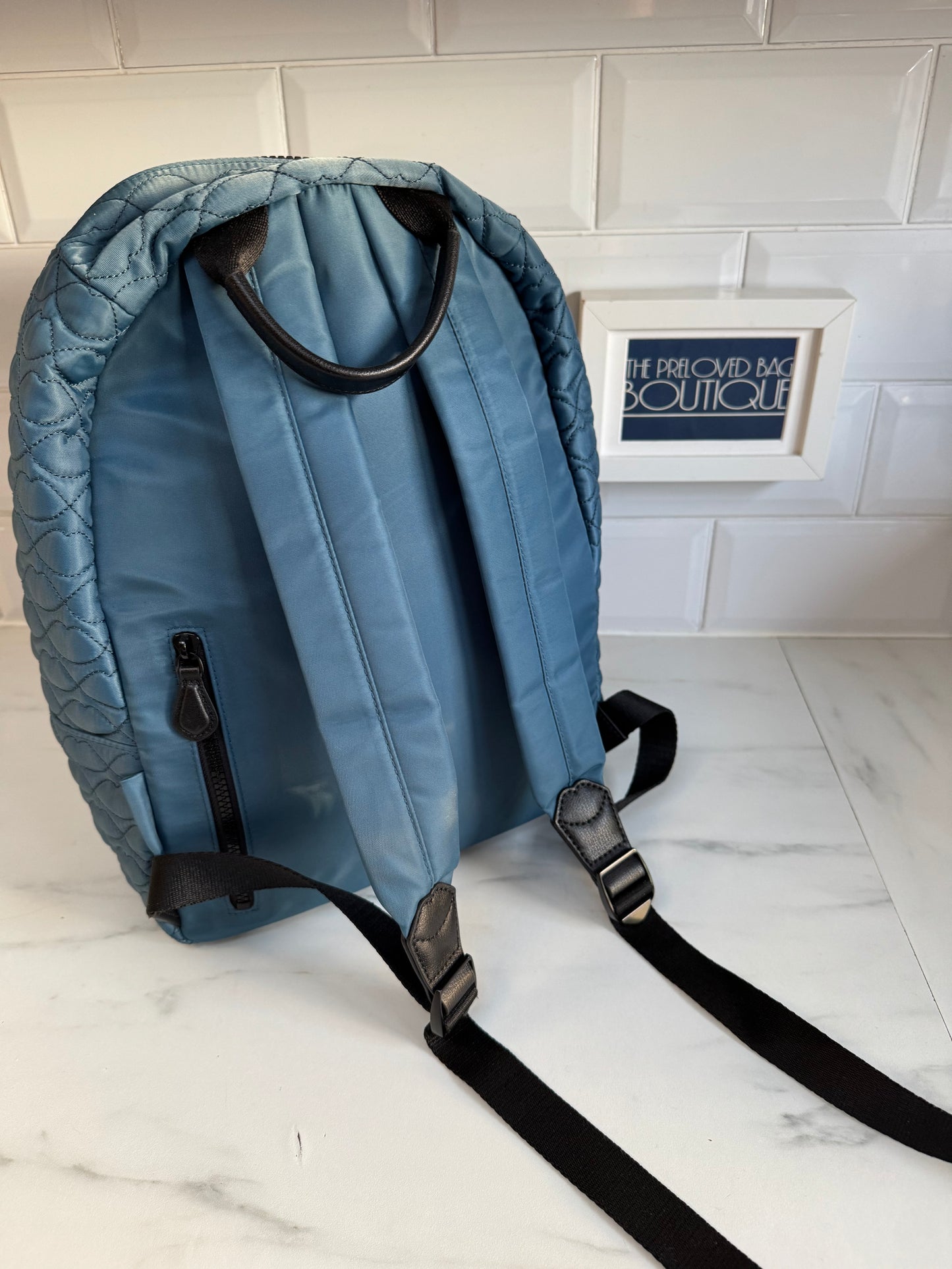 Lulu Guinness Tony Lips Backpack - Ink Blue