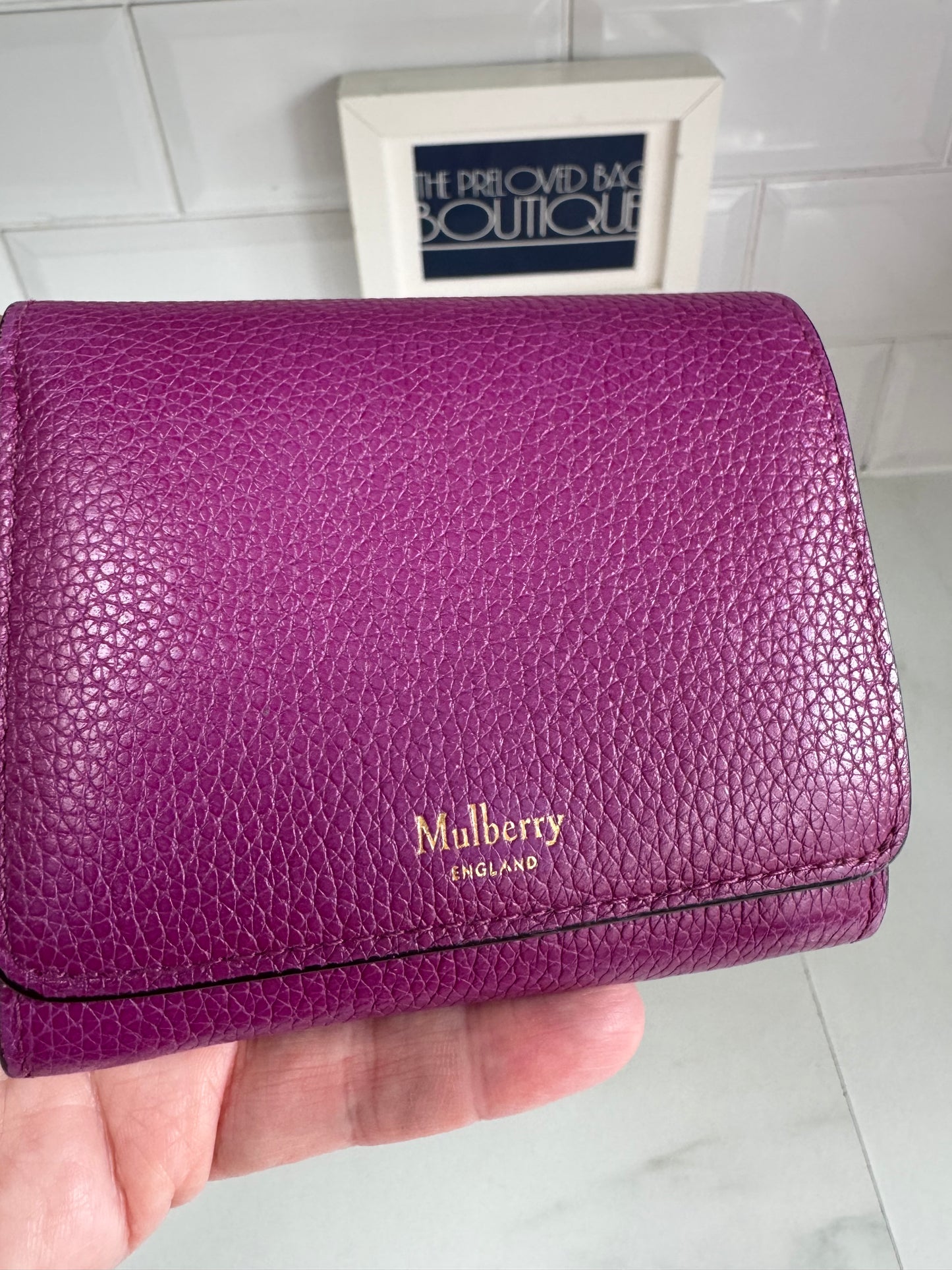 Mulberry Small Continental French Purse/Wallet - Violet