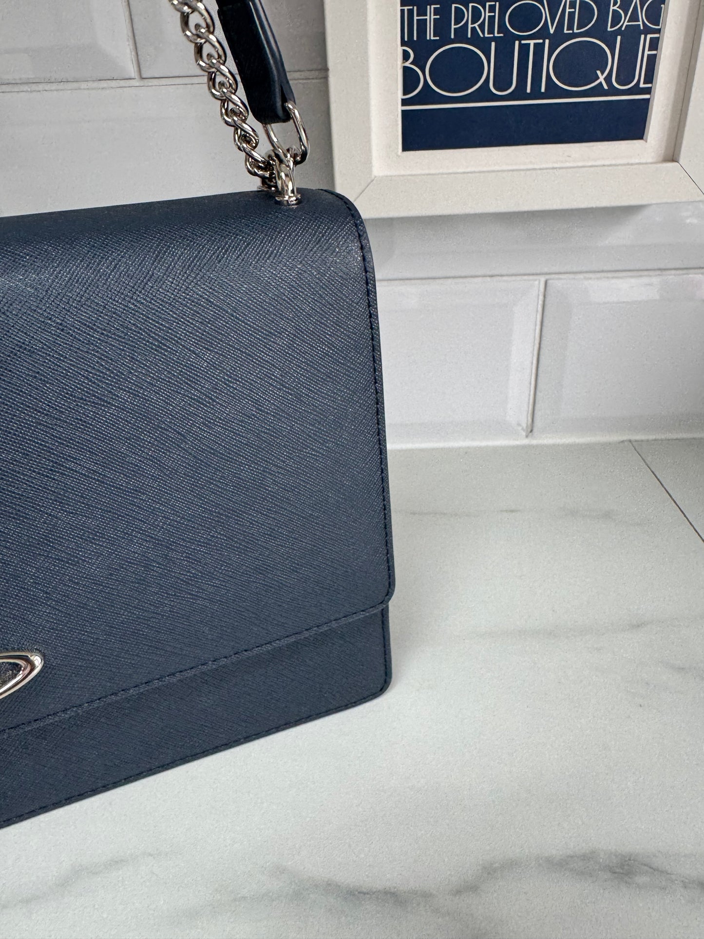 Vivienne Westwood Flap Bag - Blue