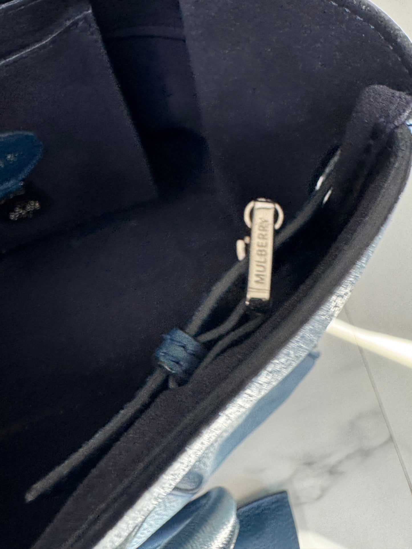 Mulberry Heritage Bayswater & Liner - Dark Blue
