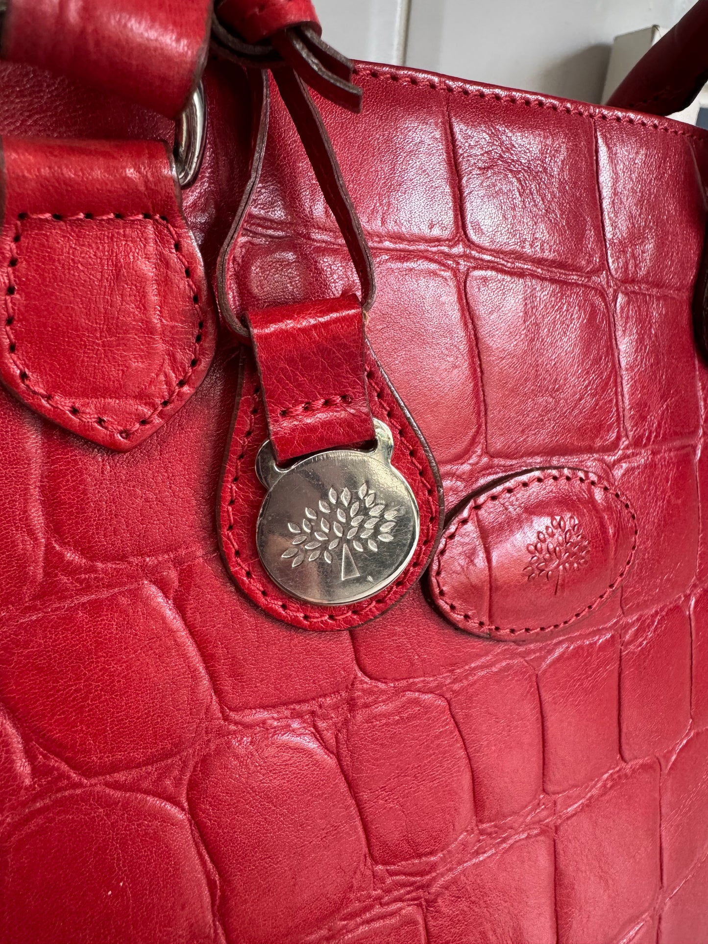 Mulberry Vintage Helier Tote Bag - Red