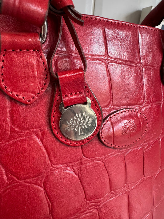 Mulberry Vintage Helier Tote Bag - Red