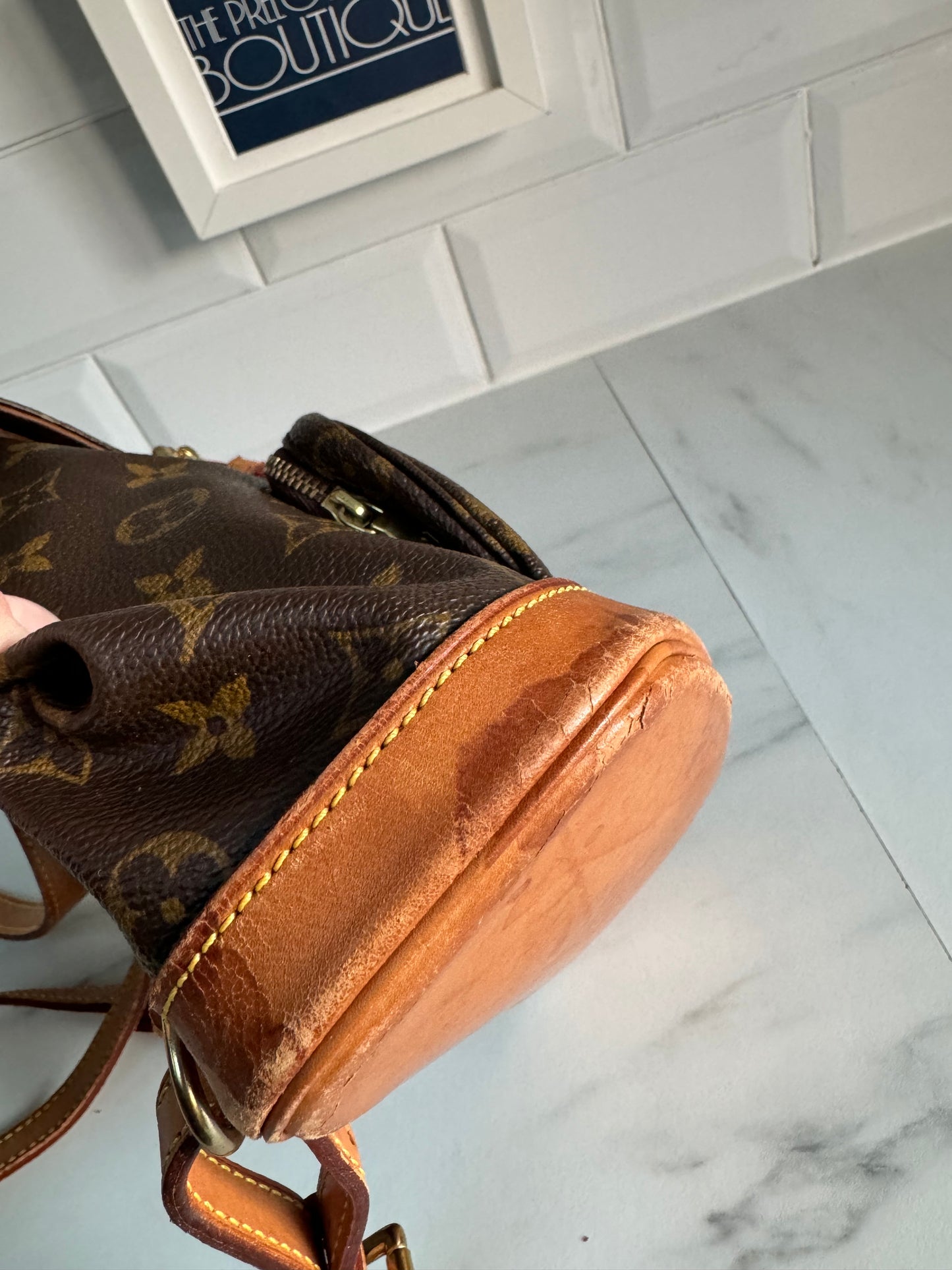 Louis Vuitton Vintage Montsouris Mini Backpack - Monogram