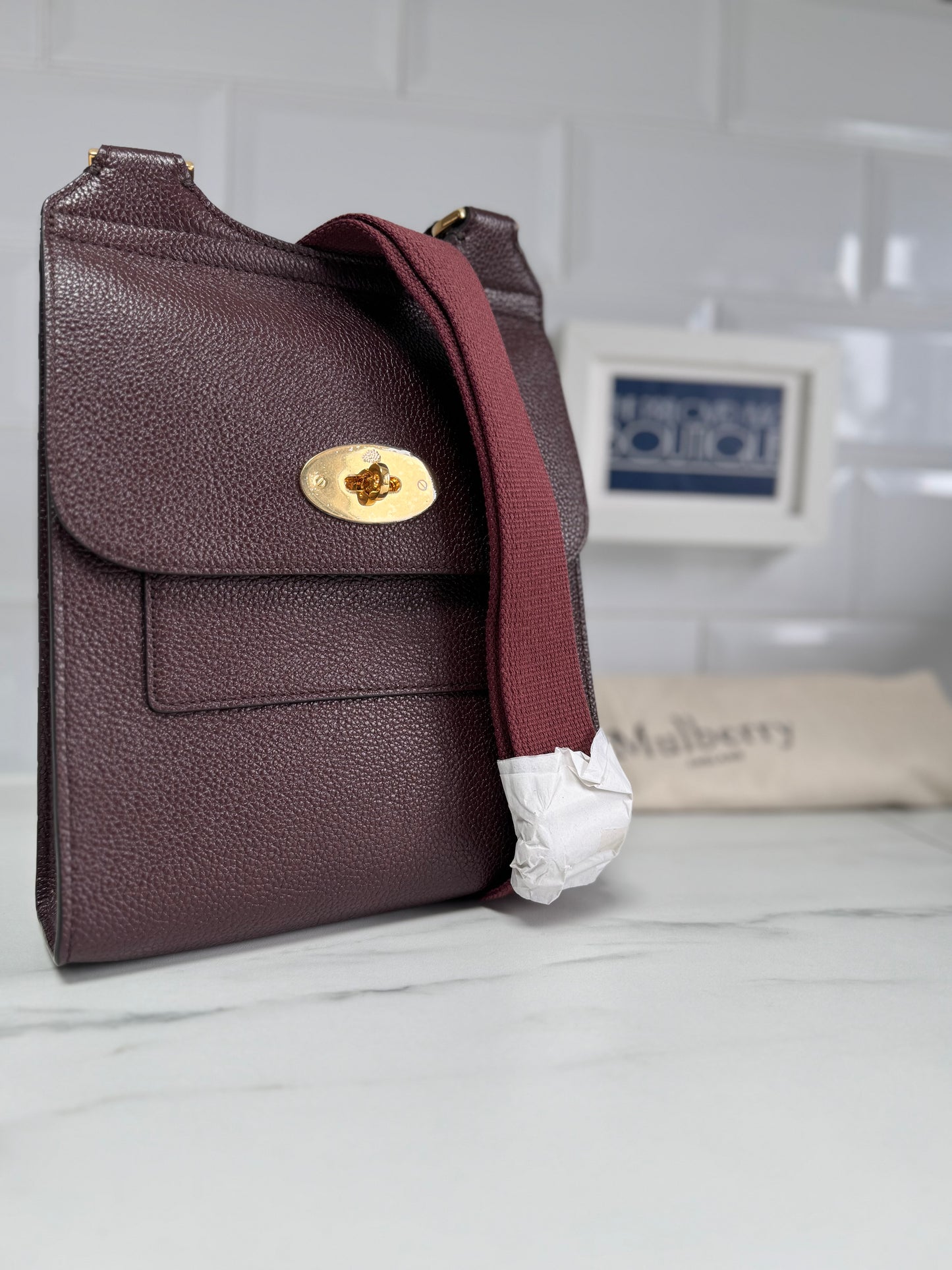 Mulberry Small Antony - Oxblood