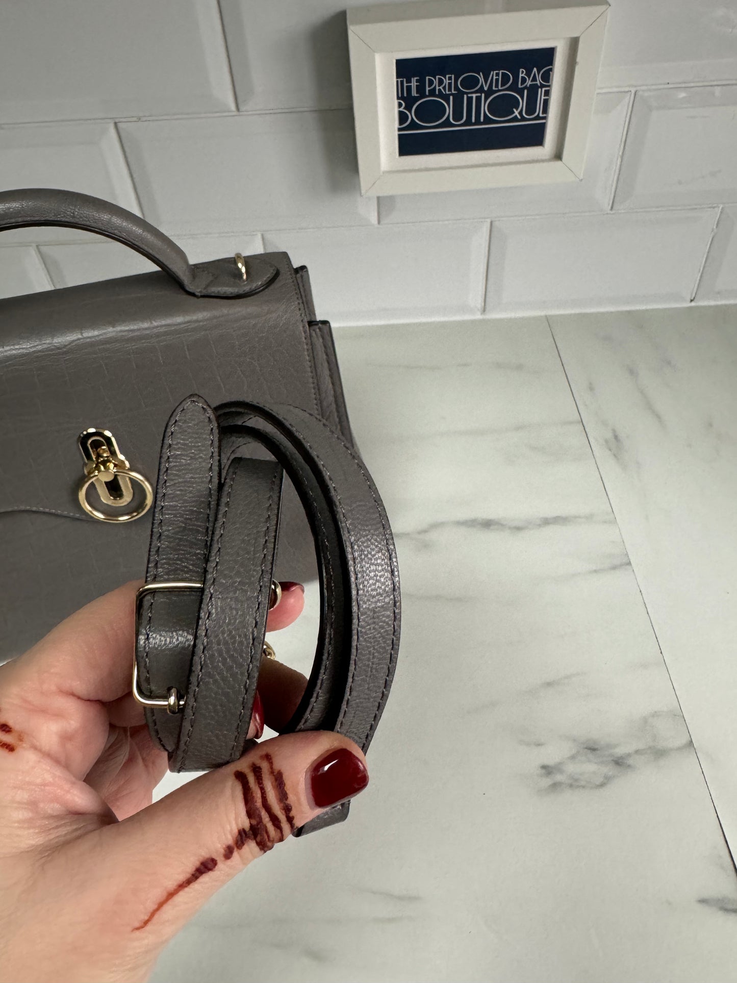 Mulberry Small Seaton Charcoal