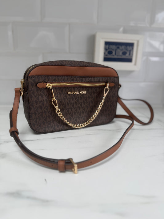 Michael Kors Jet Set Crossbody Bag - Brown