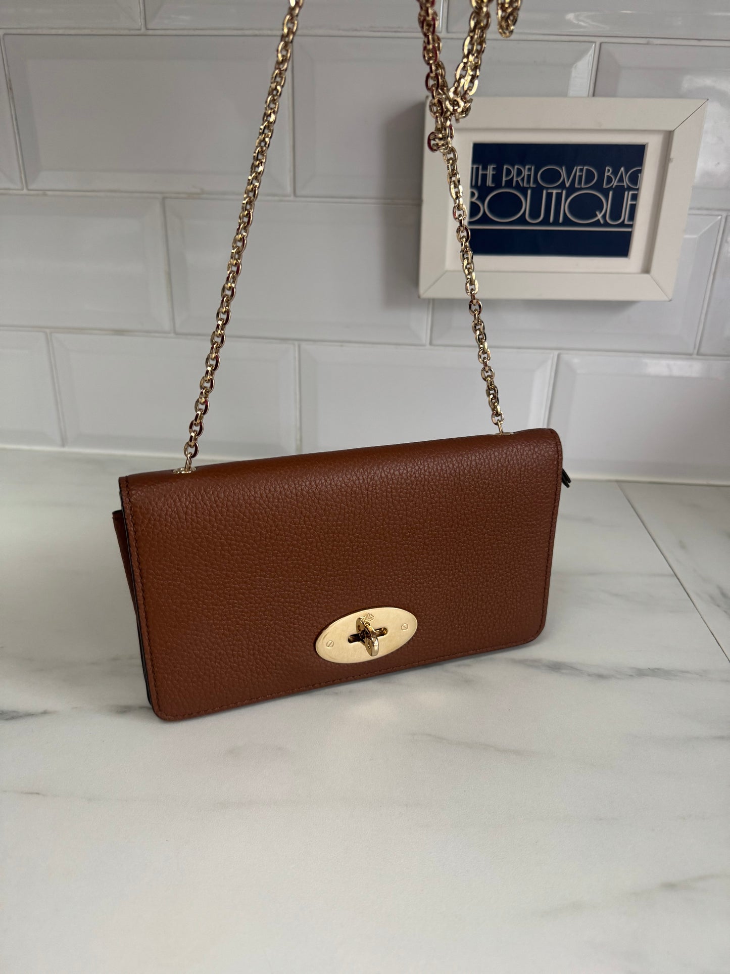 Mulberry Bayswater Clutch - Oak