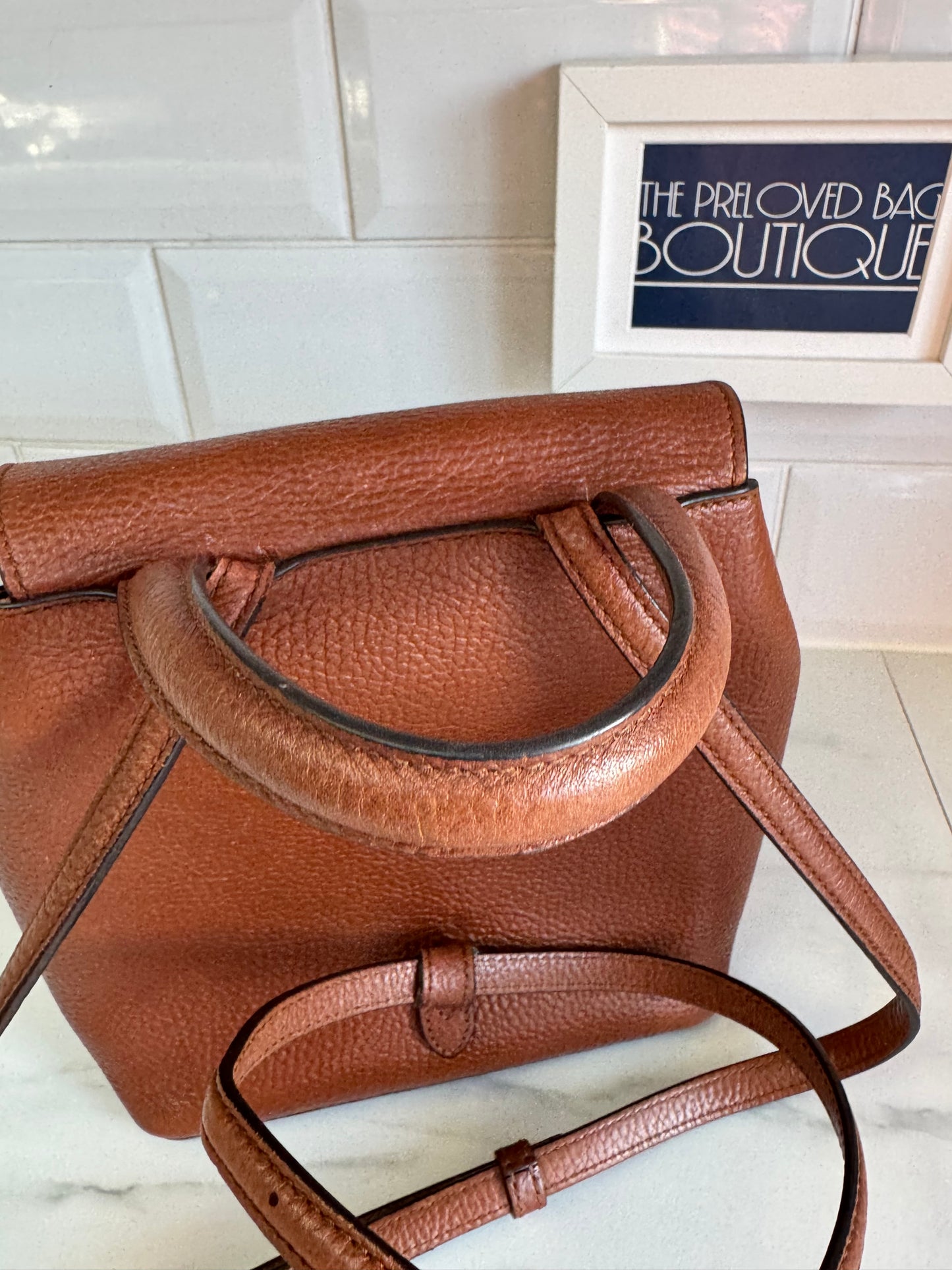 Mulberry Mini Bayswater Backpack - Oak