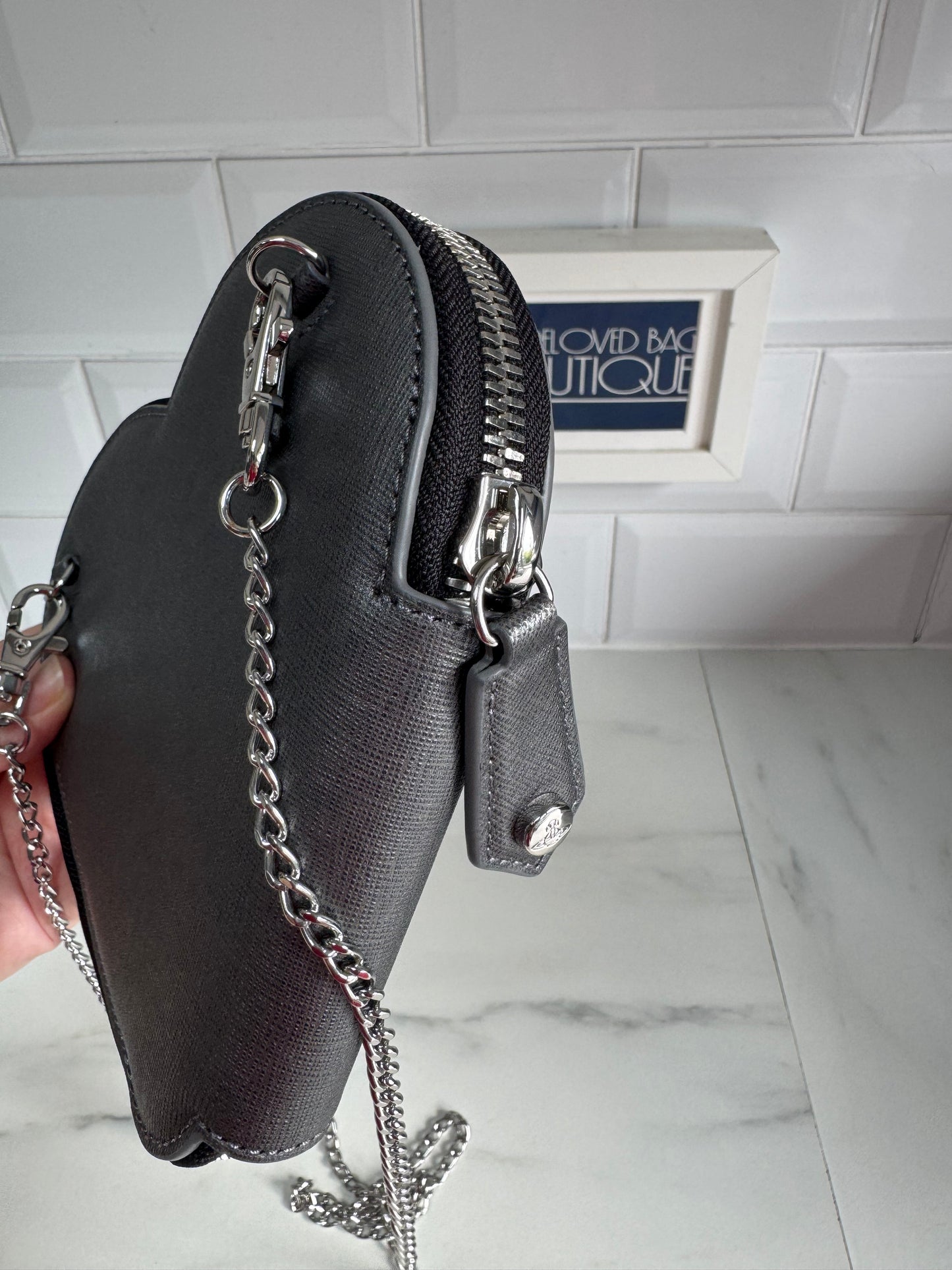 Vivienne Westwood Heart Bag - Anthracite Grey