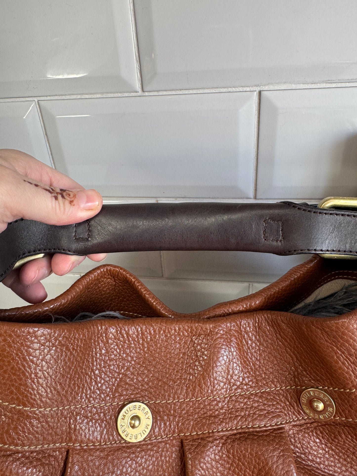 Mulberry Mitzy East West Hobo - Oak