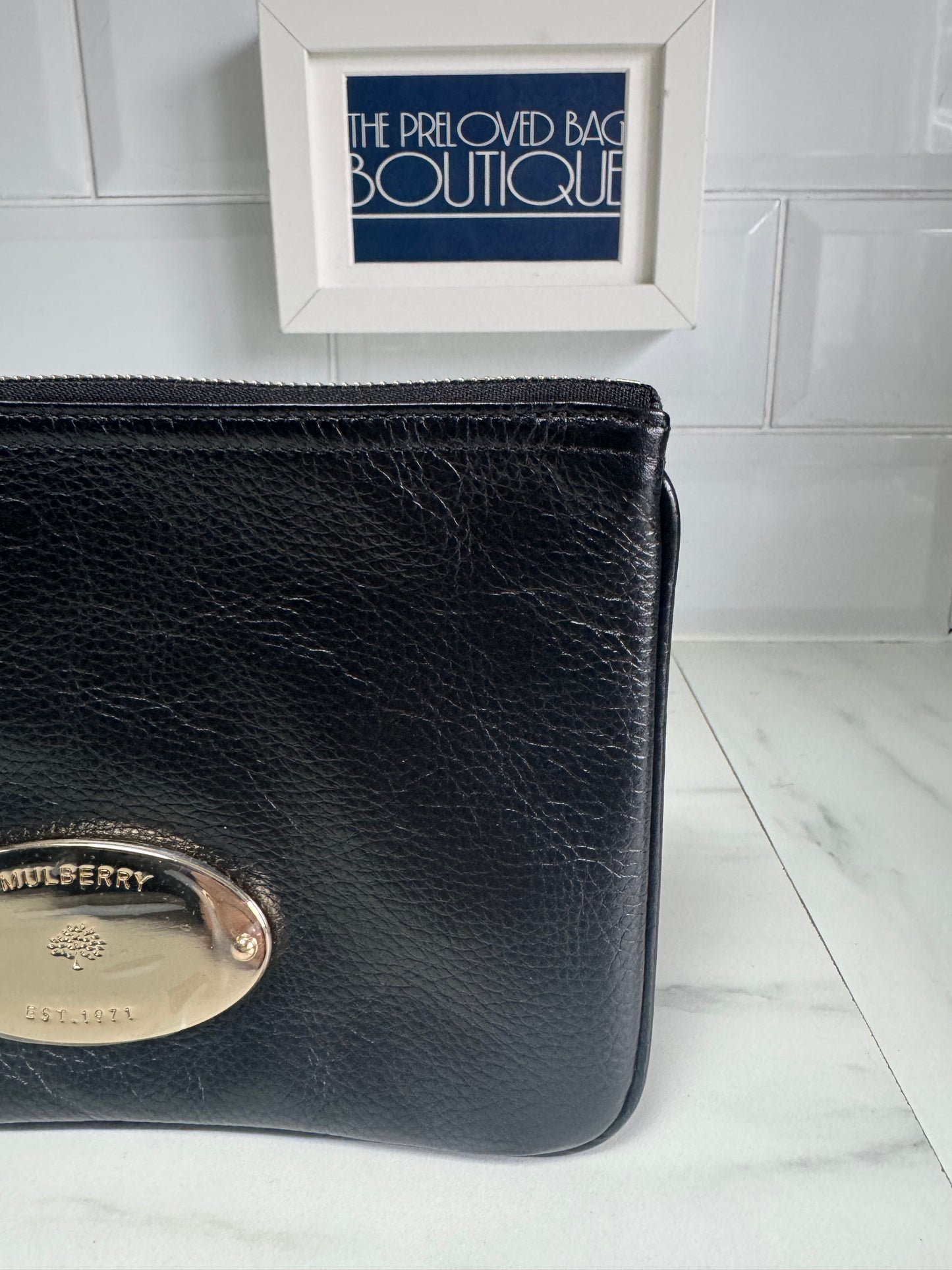 Mulberry Mitzy Zipped Pouch - Black
