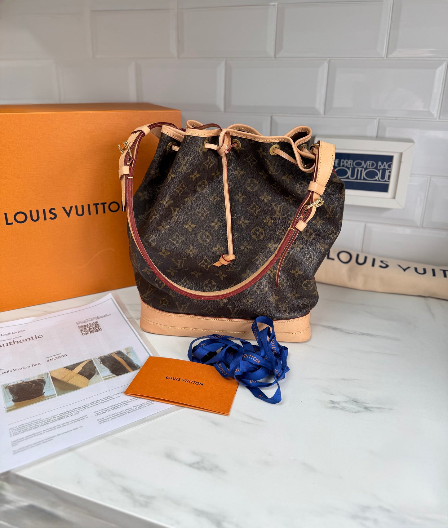 Louis Vuitton GM Noe Bucket Bag - Brown Monogram