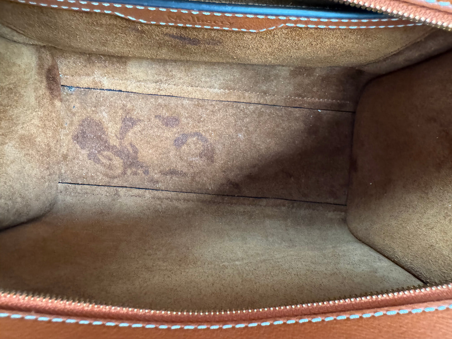 Mulberry Small Zipped Bayswater - Rust