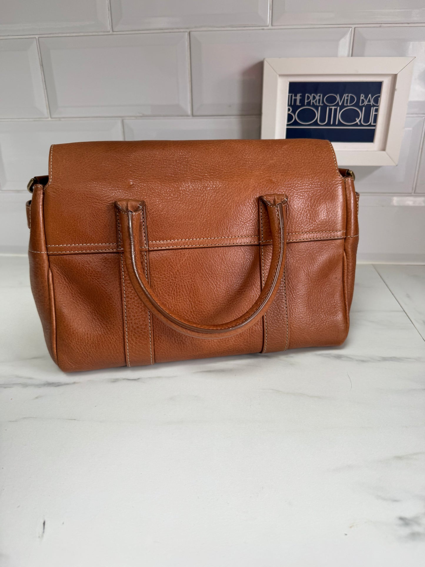 Mulberry SmallBayswater Satchel - Oak