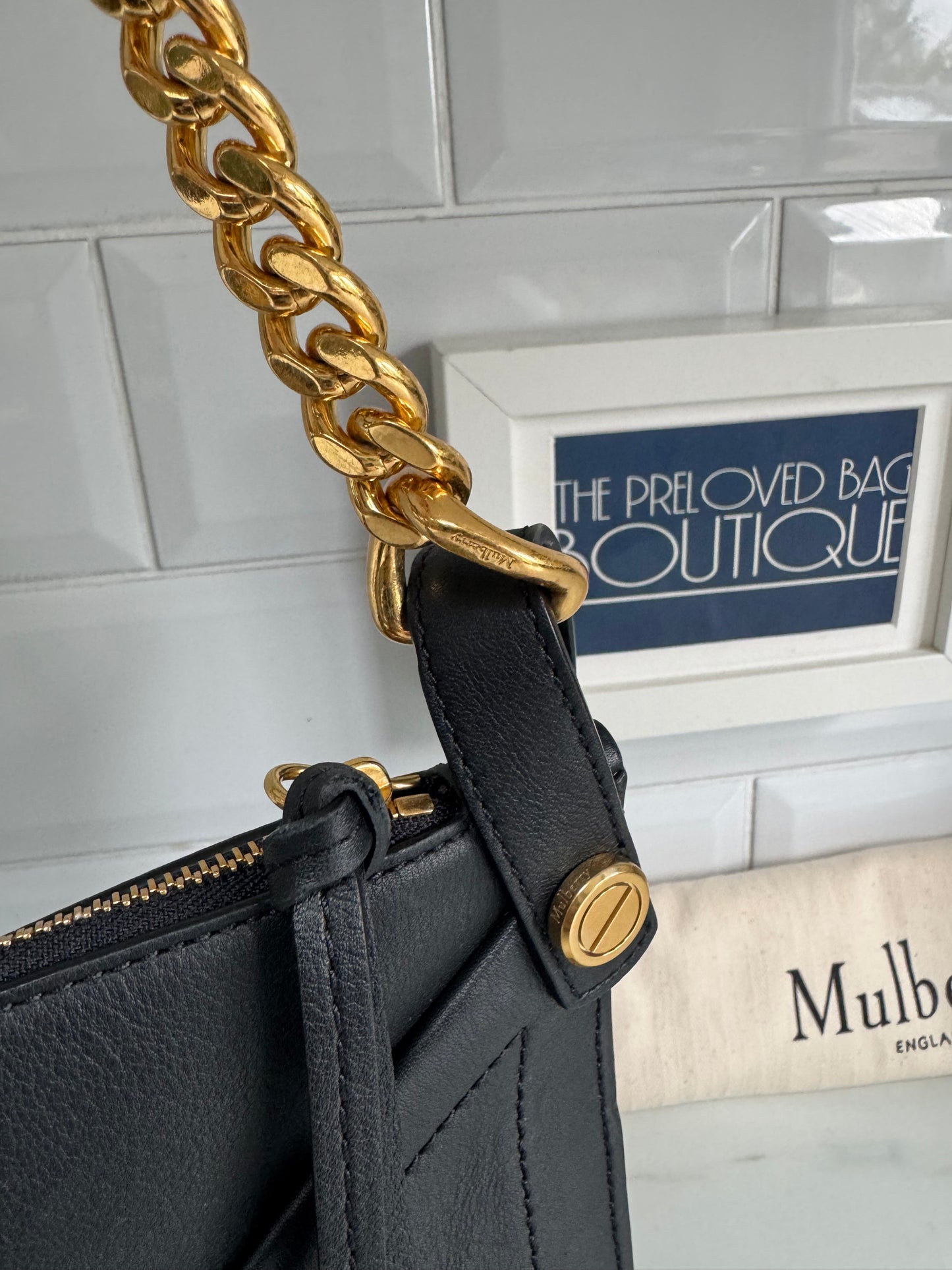 Mulberry M Pouch - Black