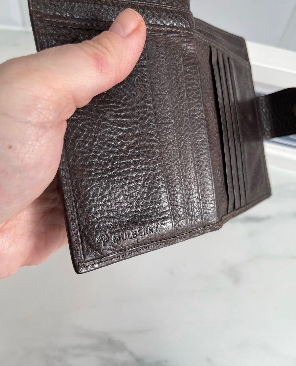 Mulberry Vintage Trifold Wallet