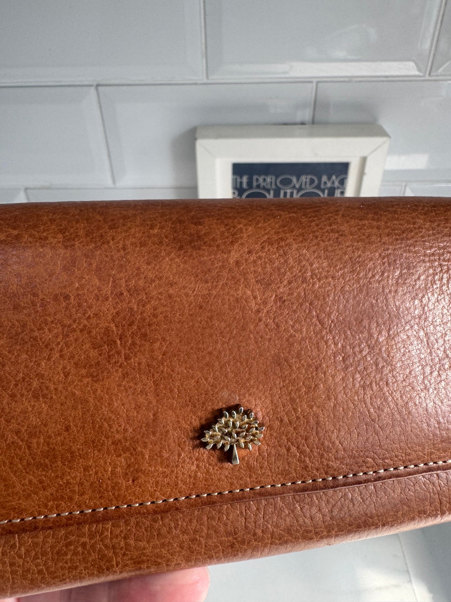 Mulberry Continental Tree Wallet - Oak