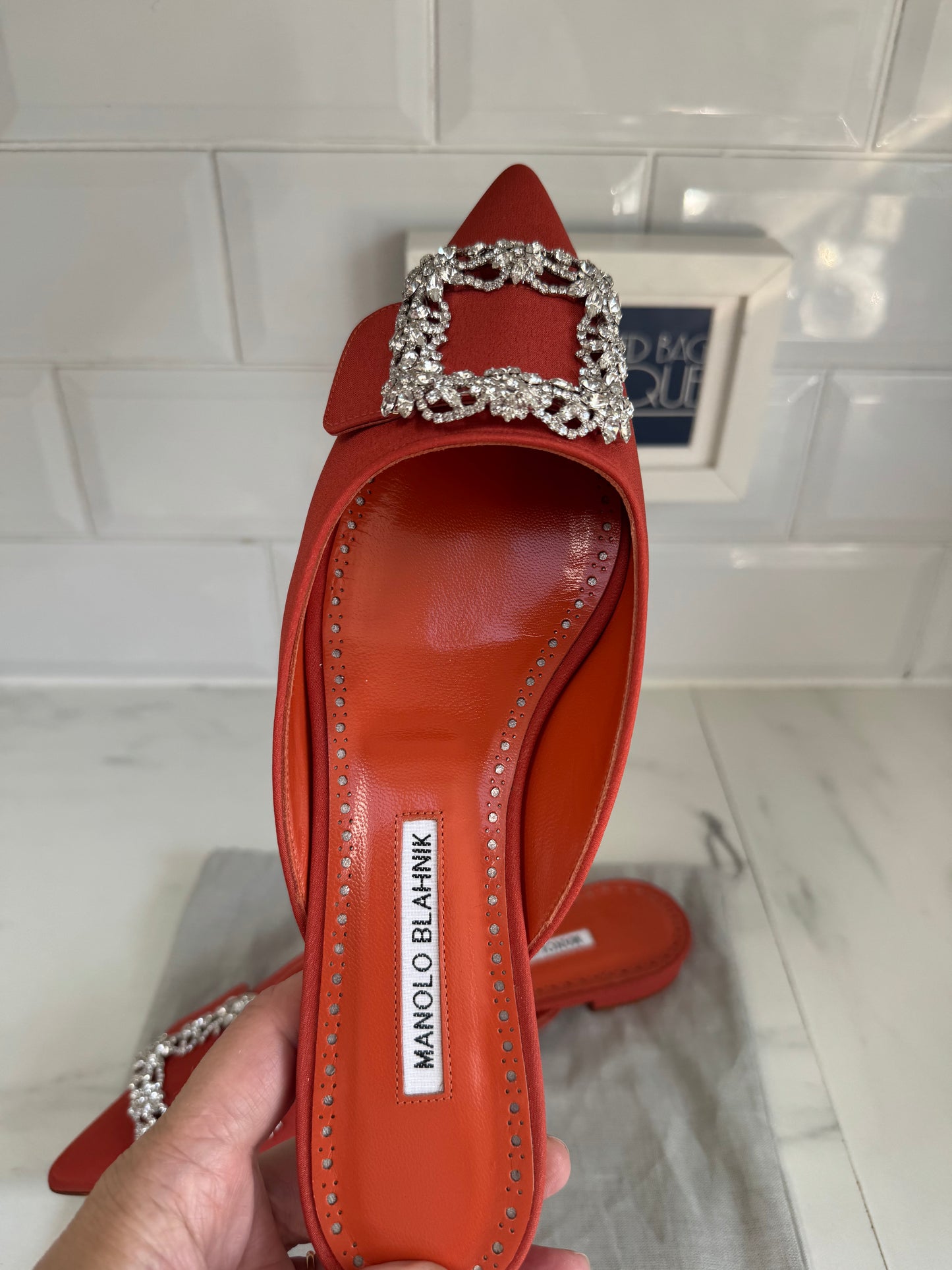 Manolo Blahnik Hangisimuflat - Orange