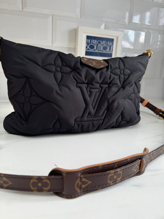 Louis Vuitton Pillow Pochette & Monogram Bandouliere Strap - Black