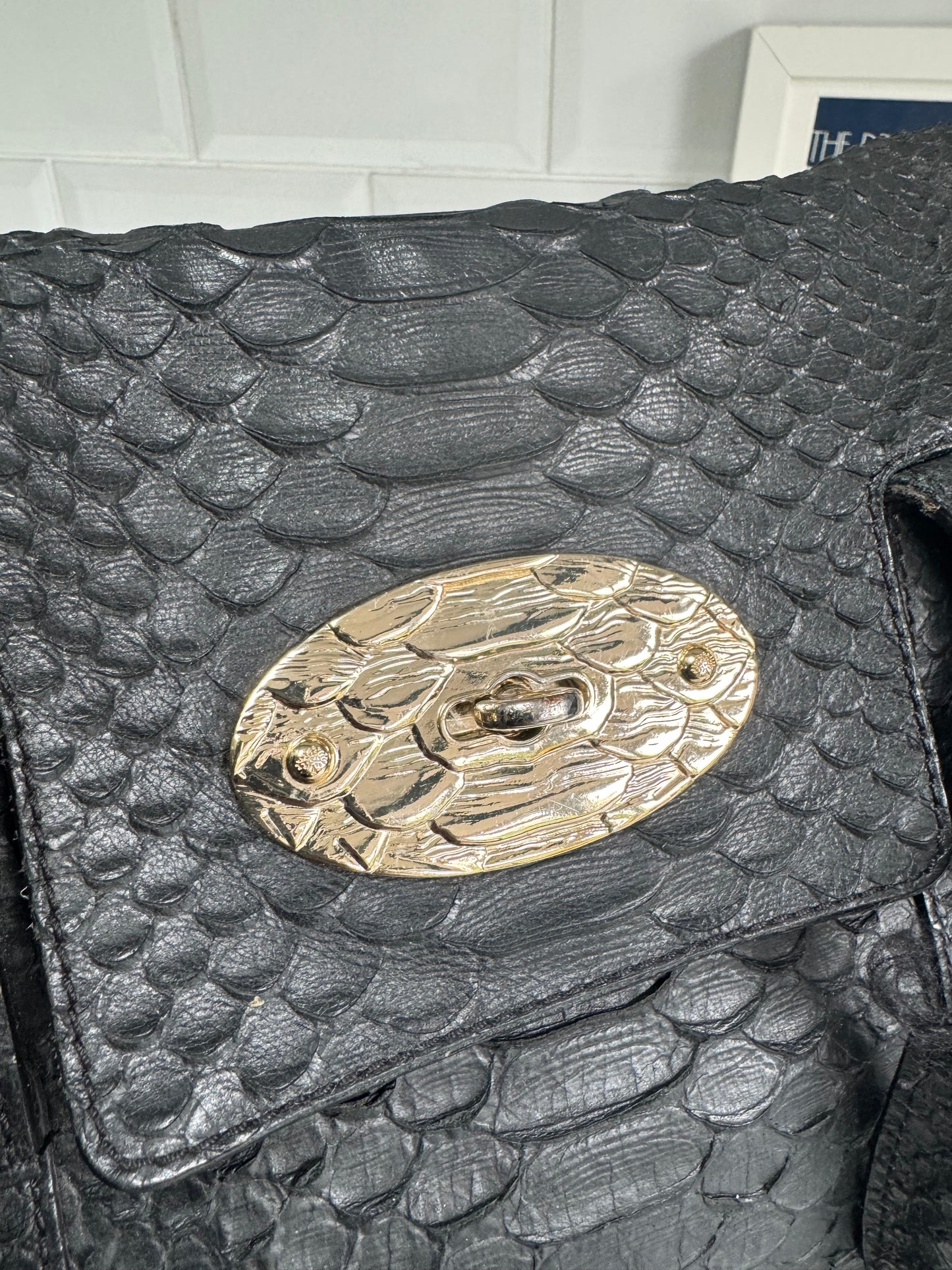 Mulberry Silky Snake Bayswater - Black