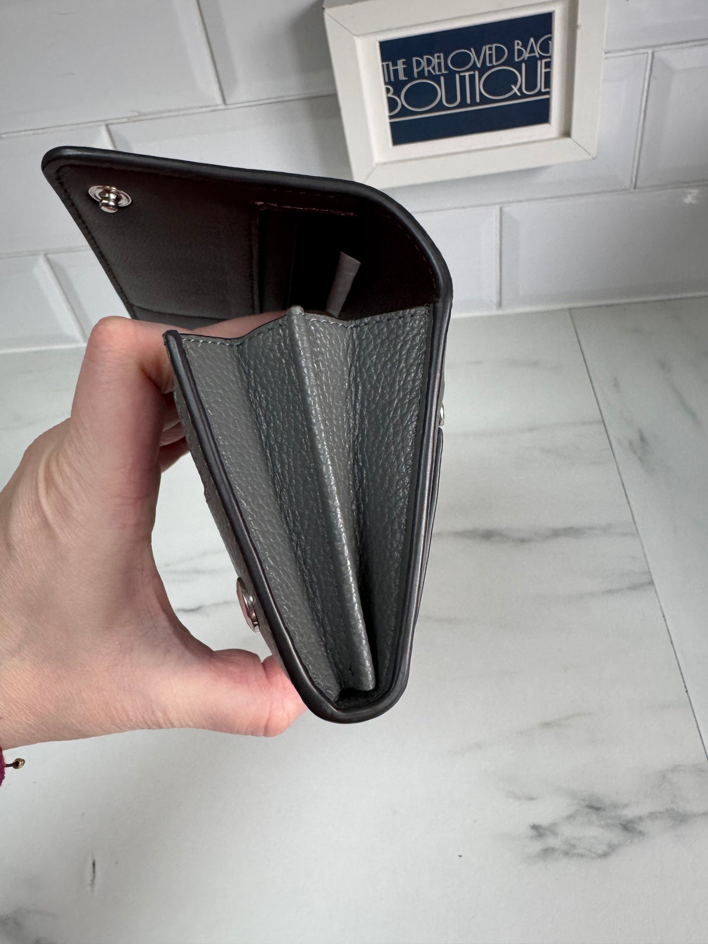 Mulberry Continental Wallet - Charcoal Grey