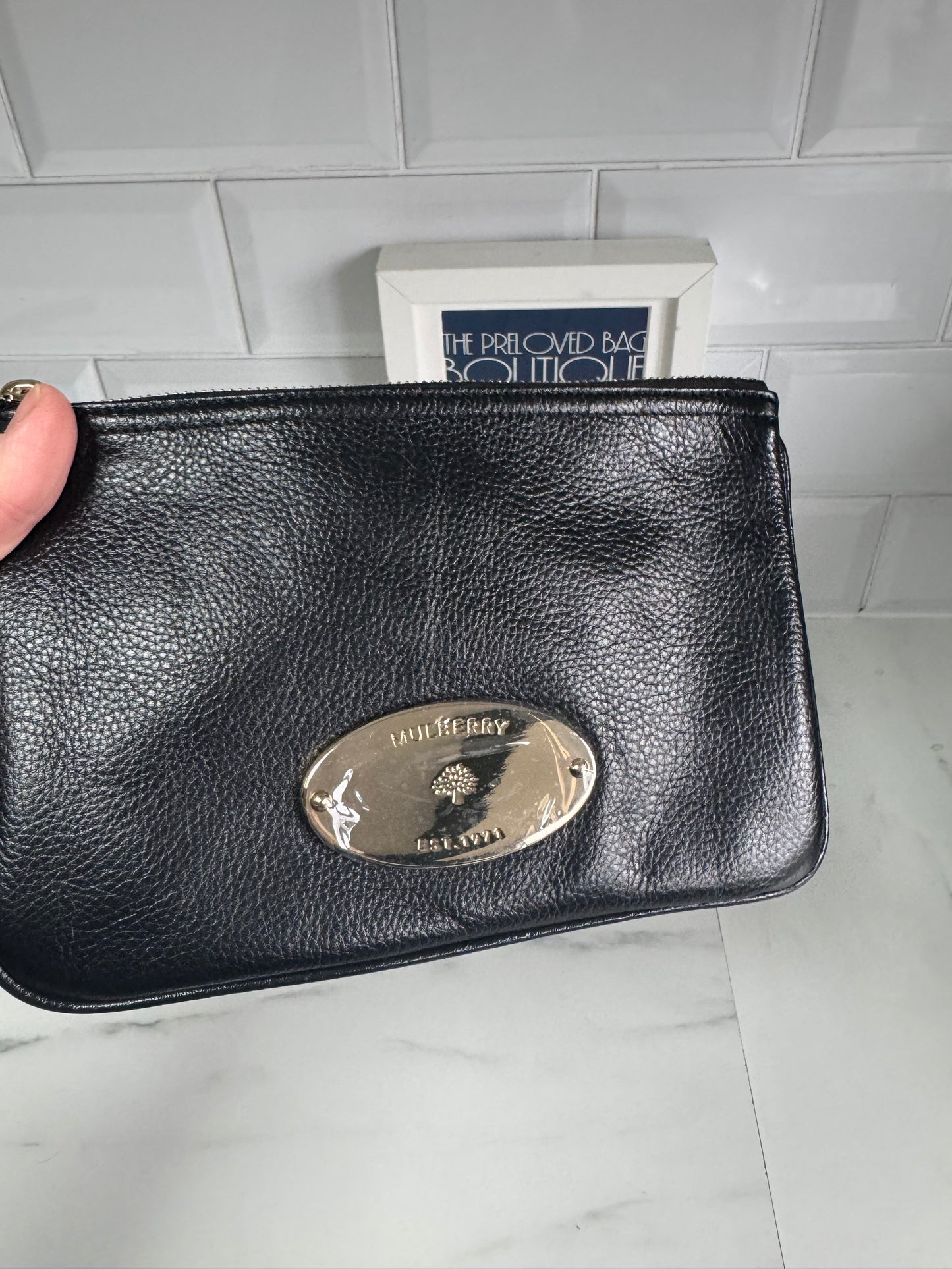 Mulberry Mitzy Zipped Pouch - Black