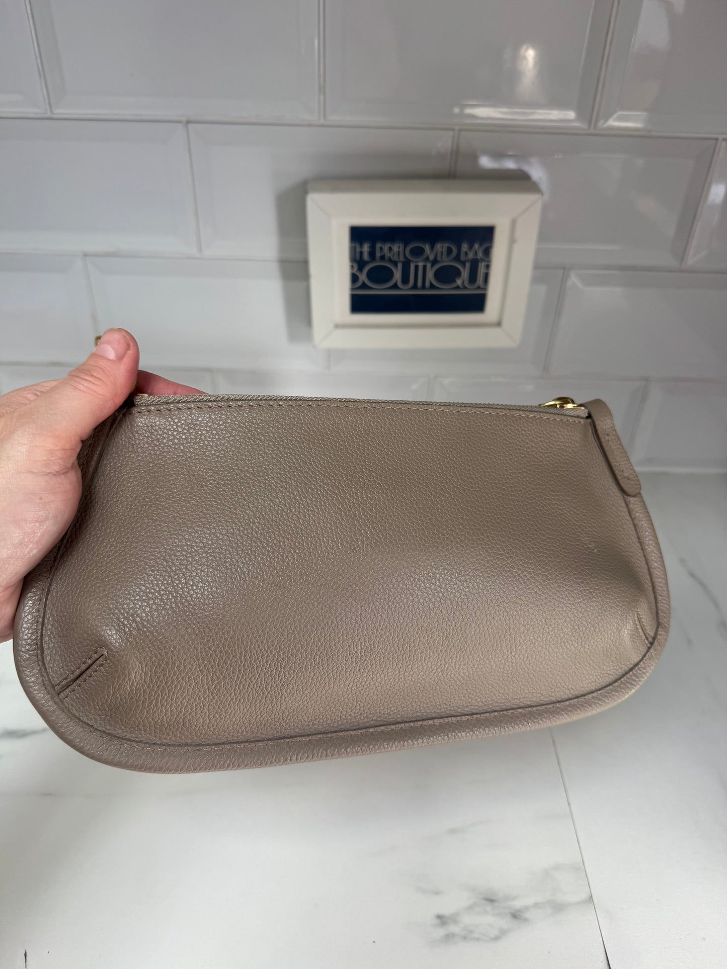 Chloè Lesley Baguette Saddle Bag - Motty Grey