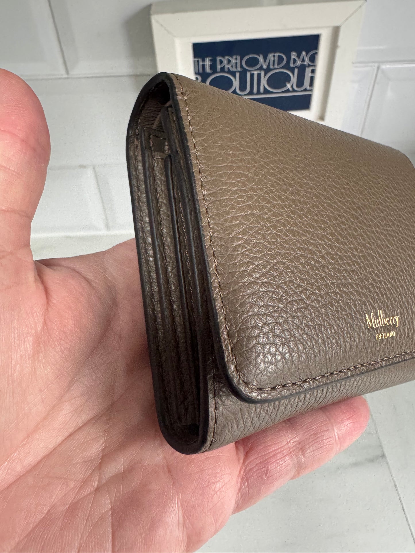 Mulberry Small Continental French Purse - Clay