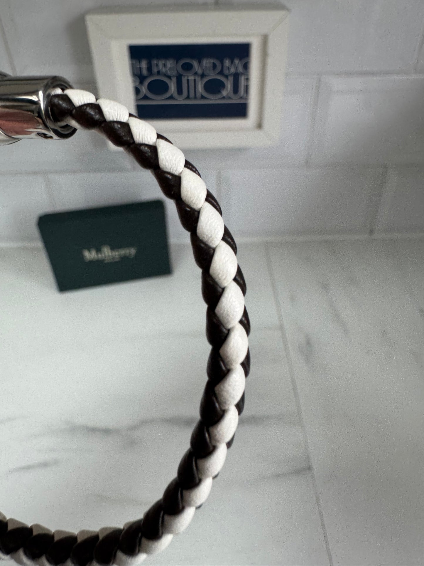 Mulberry Iris Bracelet - Black and White