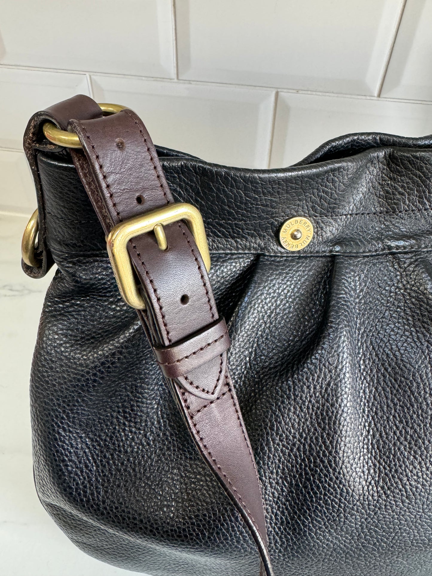 Mulberry Mitzy Messenger -Black