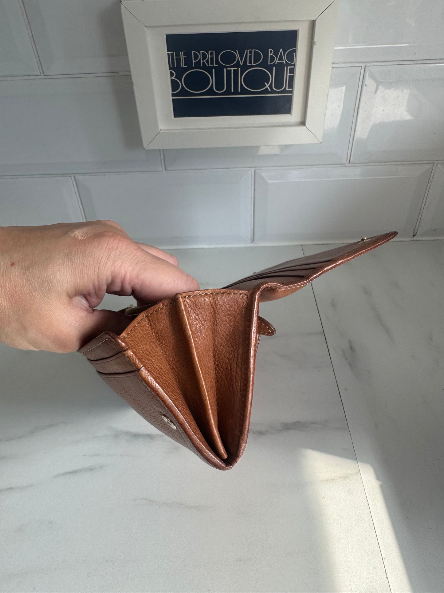 Mulberry Continental Tree Wallet - Oak