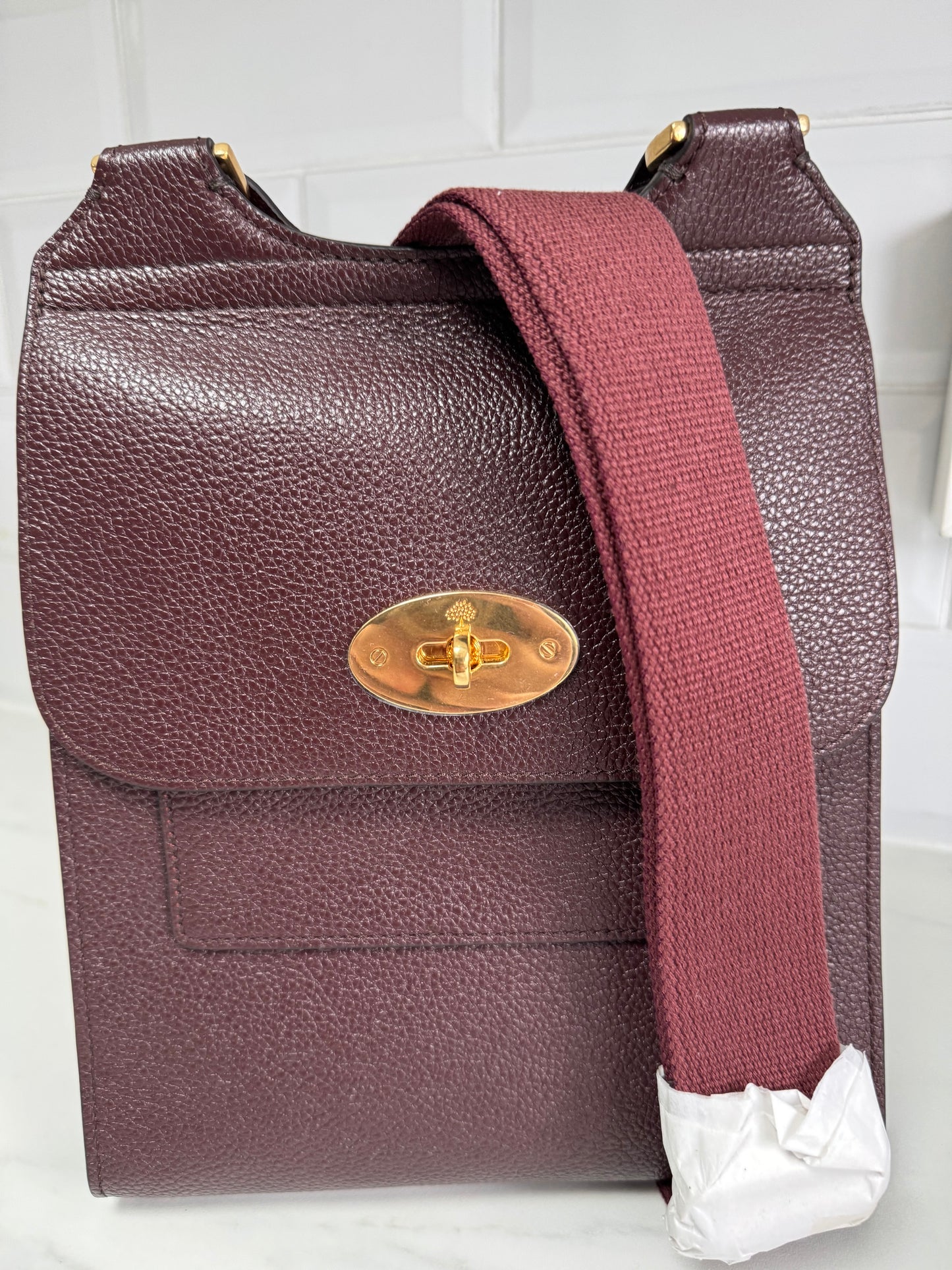 Mulberry Small Antony - Oxblood