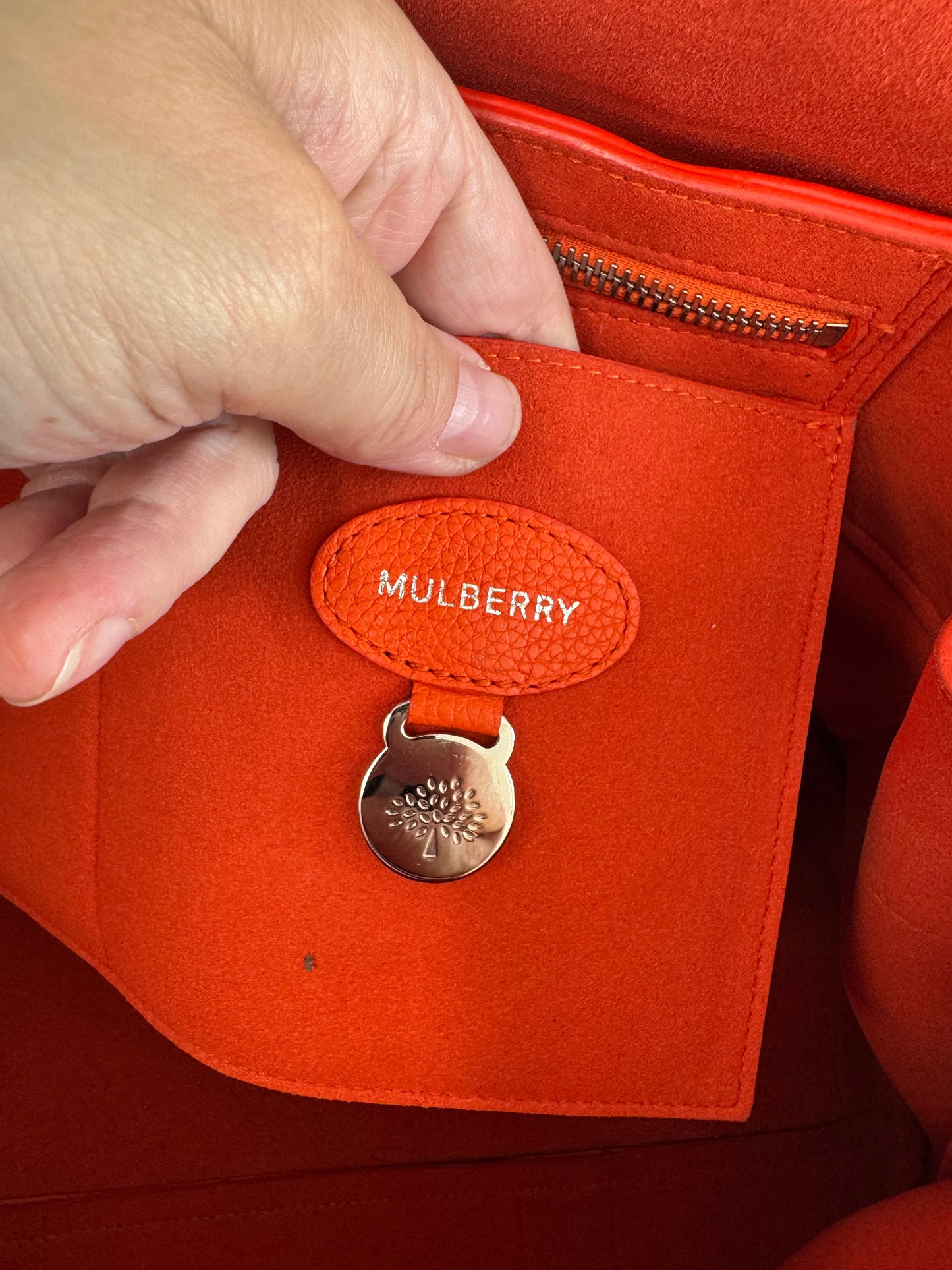 Mulberry Heritage Bayswater - Mandarin Orange