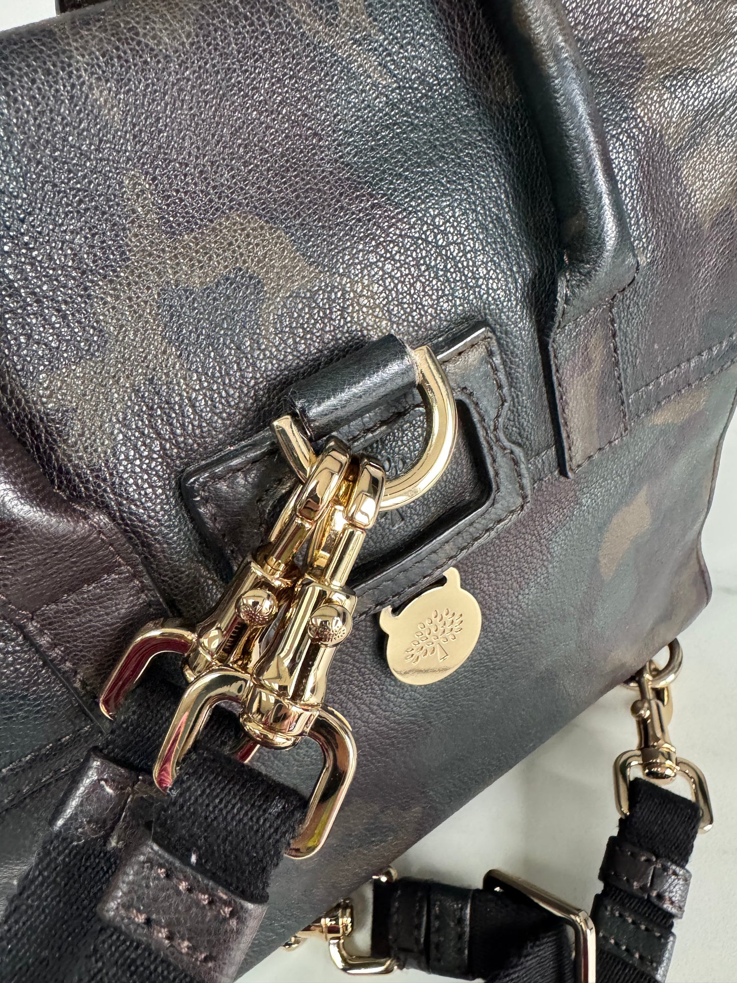 Mulberry Cara Delevigne Limited Edition Mini Backpack - khaki Green Camouflage