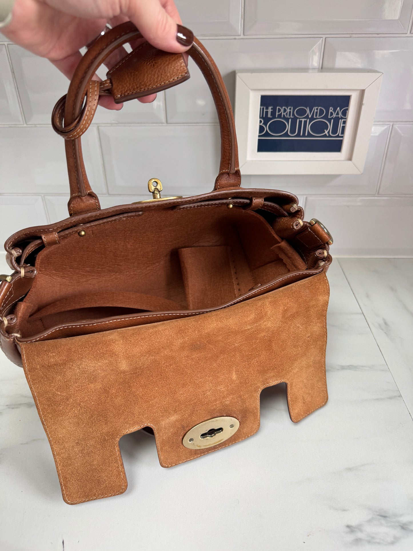 Mulberry SmallBayswater Satchel - Oak