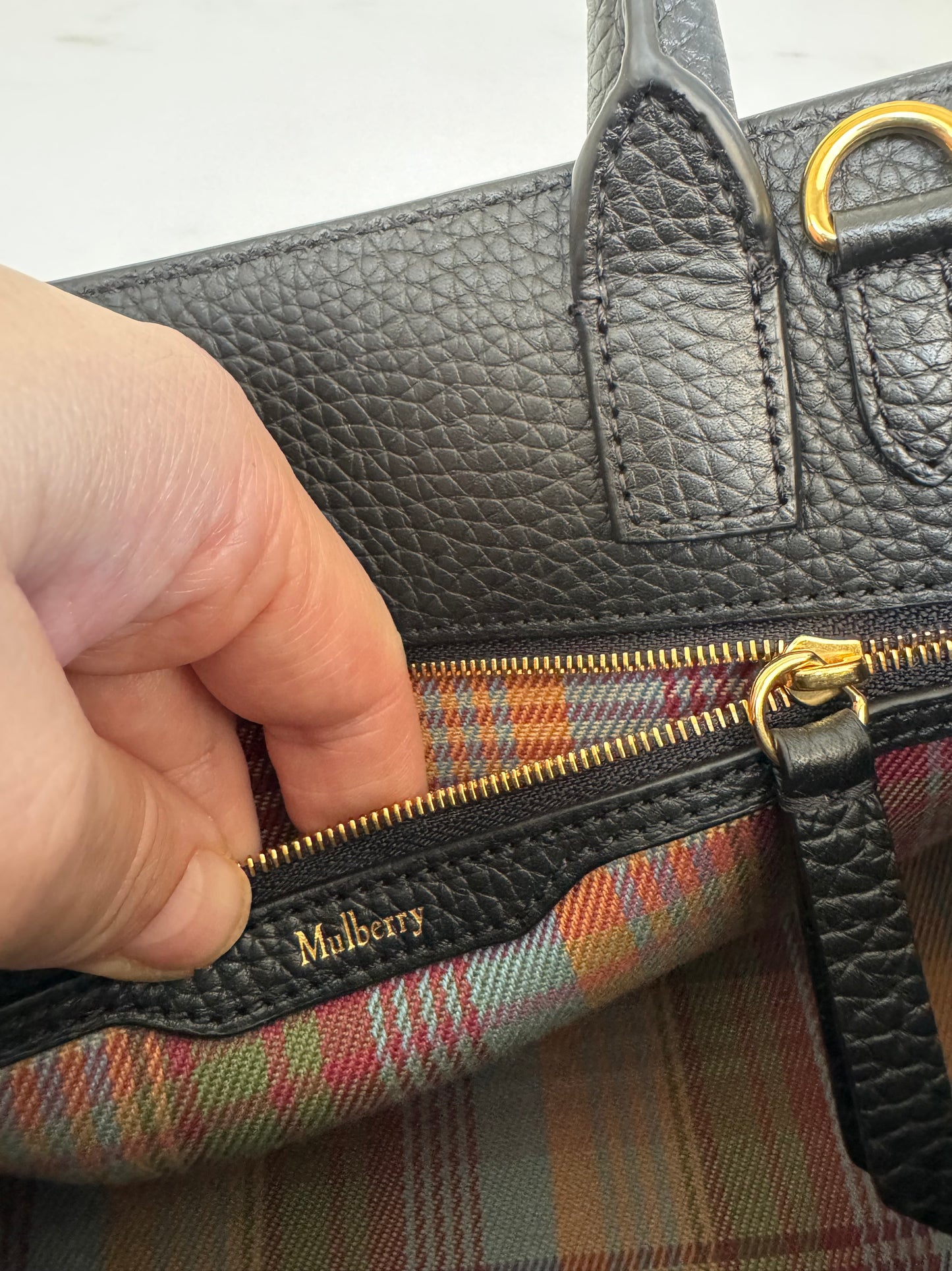 Mulberry Small Belted Bayswater - Black