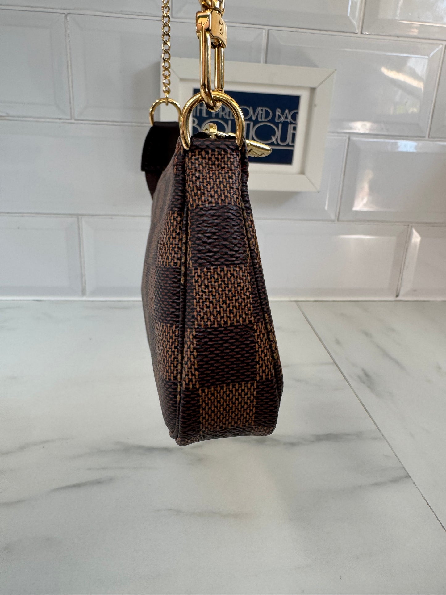 Louis Vuitton Mini Pochette Accessories - Damier Ebene
