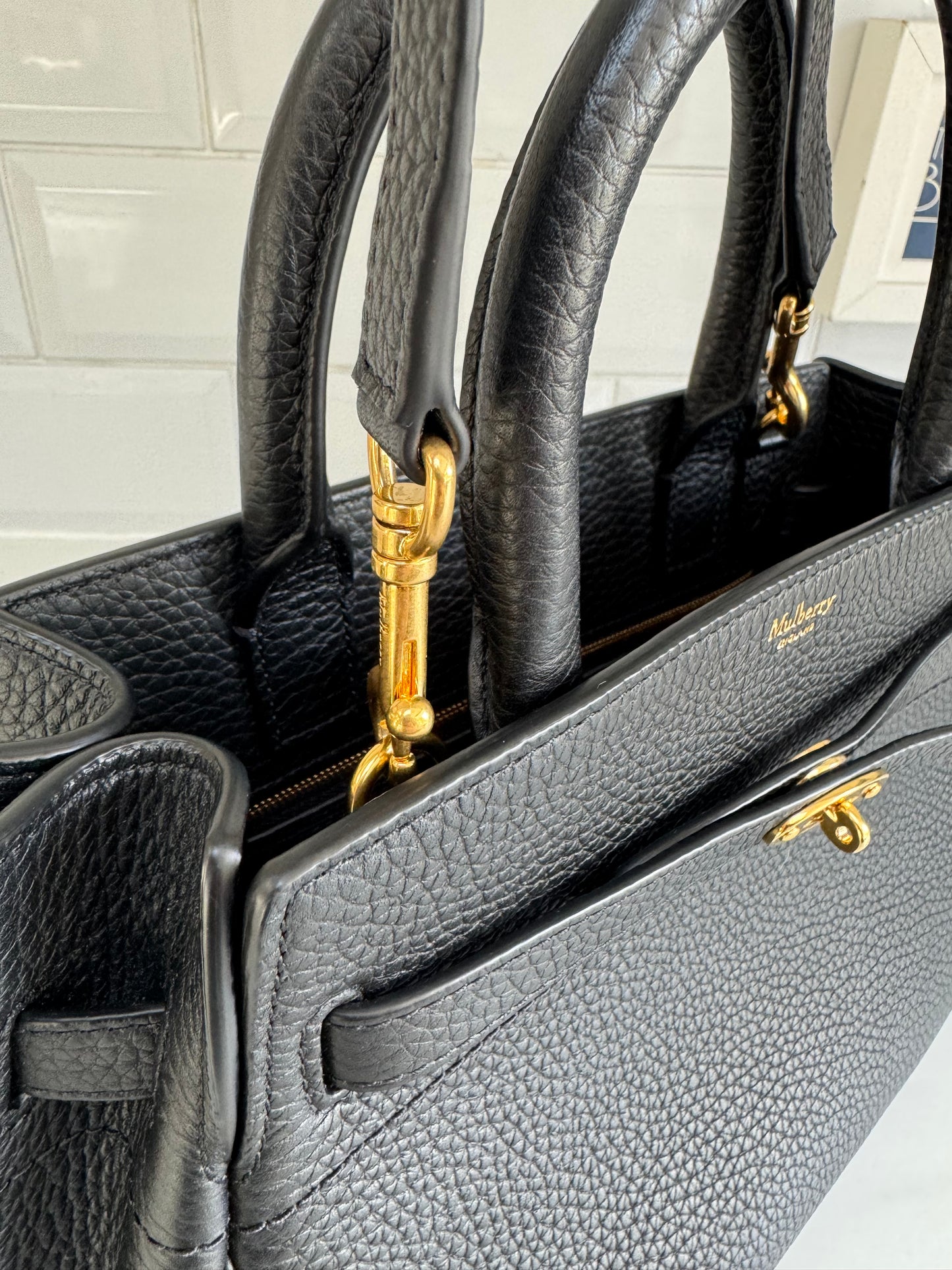 Mulberry Small Belted Bayswater - Black