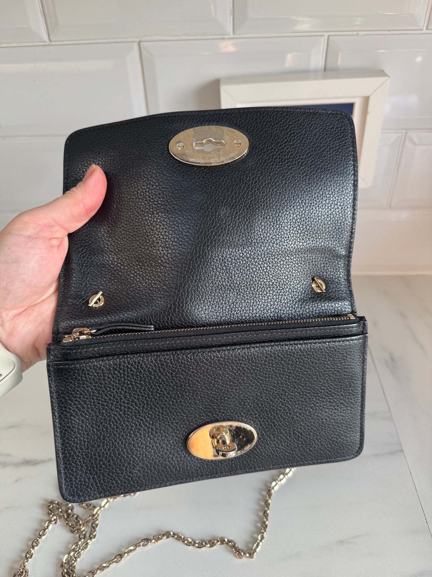 Mulberry Bayswater Clutch - Black