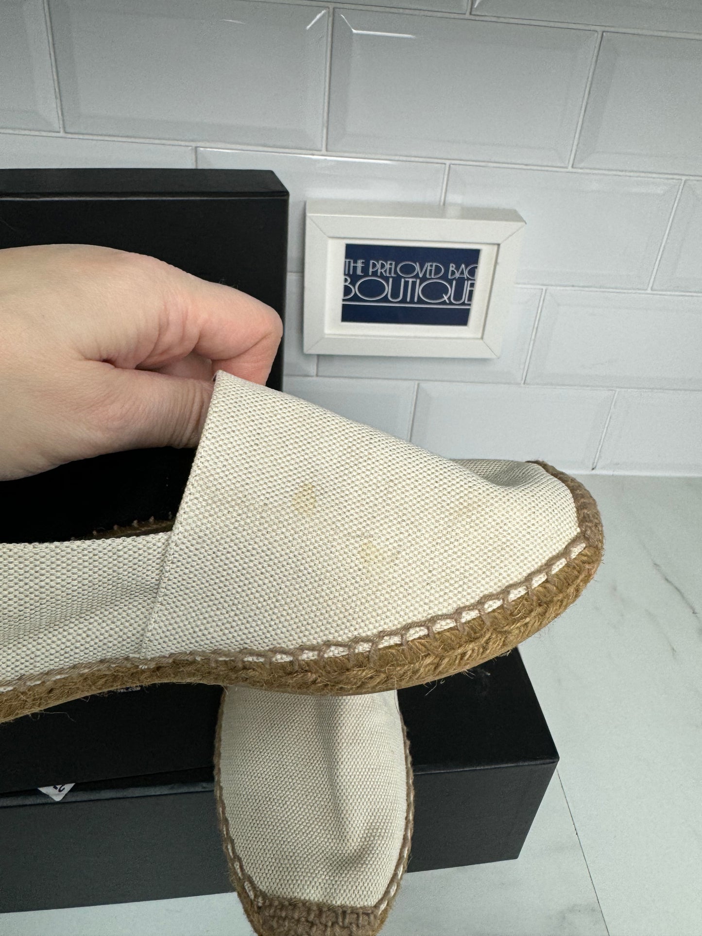 Saint Laurent Espadrilles - Cream