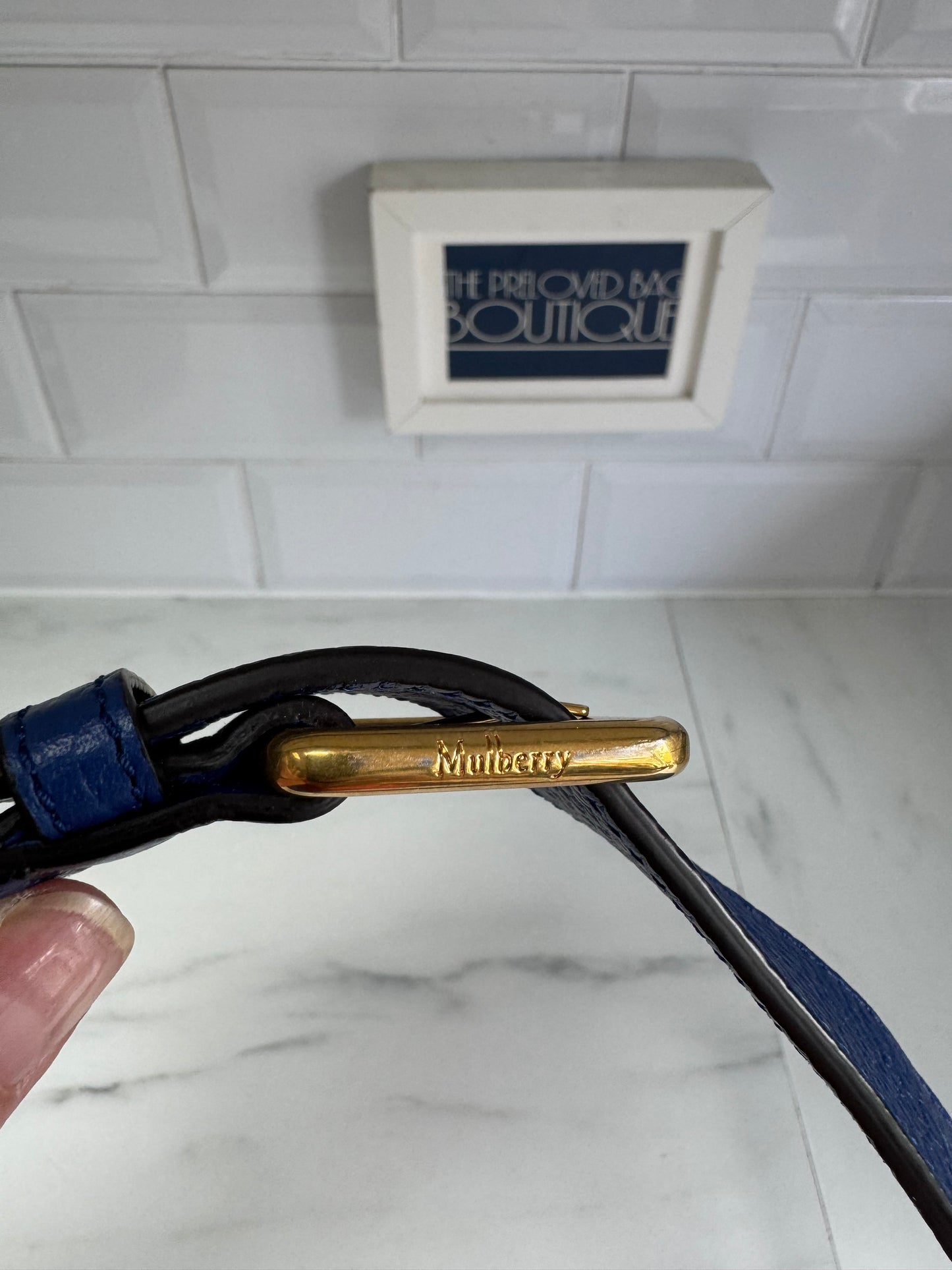 Mulberry Mini Bayswater - Pigment Blue
