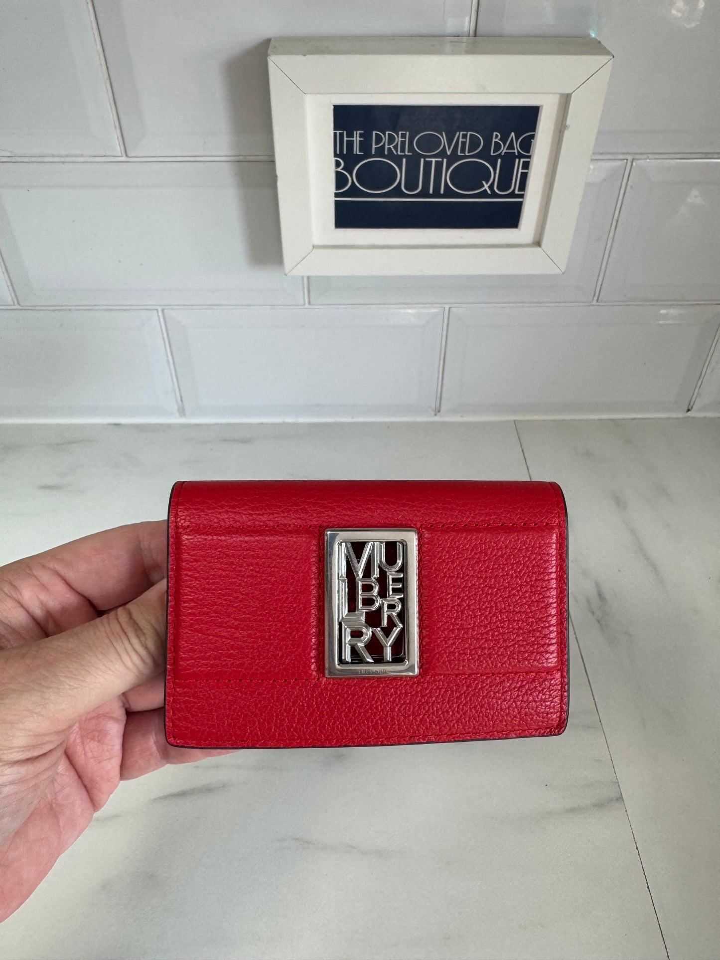 Mulberry Sadie Card Wallet - Lancaster Red