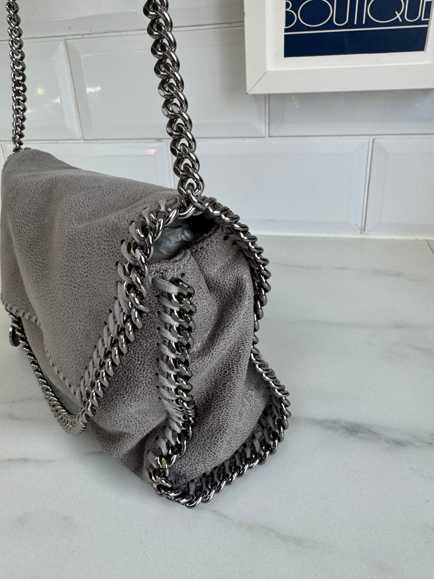 Stella McCartney Falabella Wallet Crossbody Bag - Grey