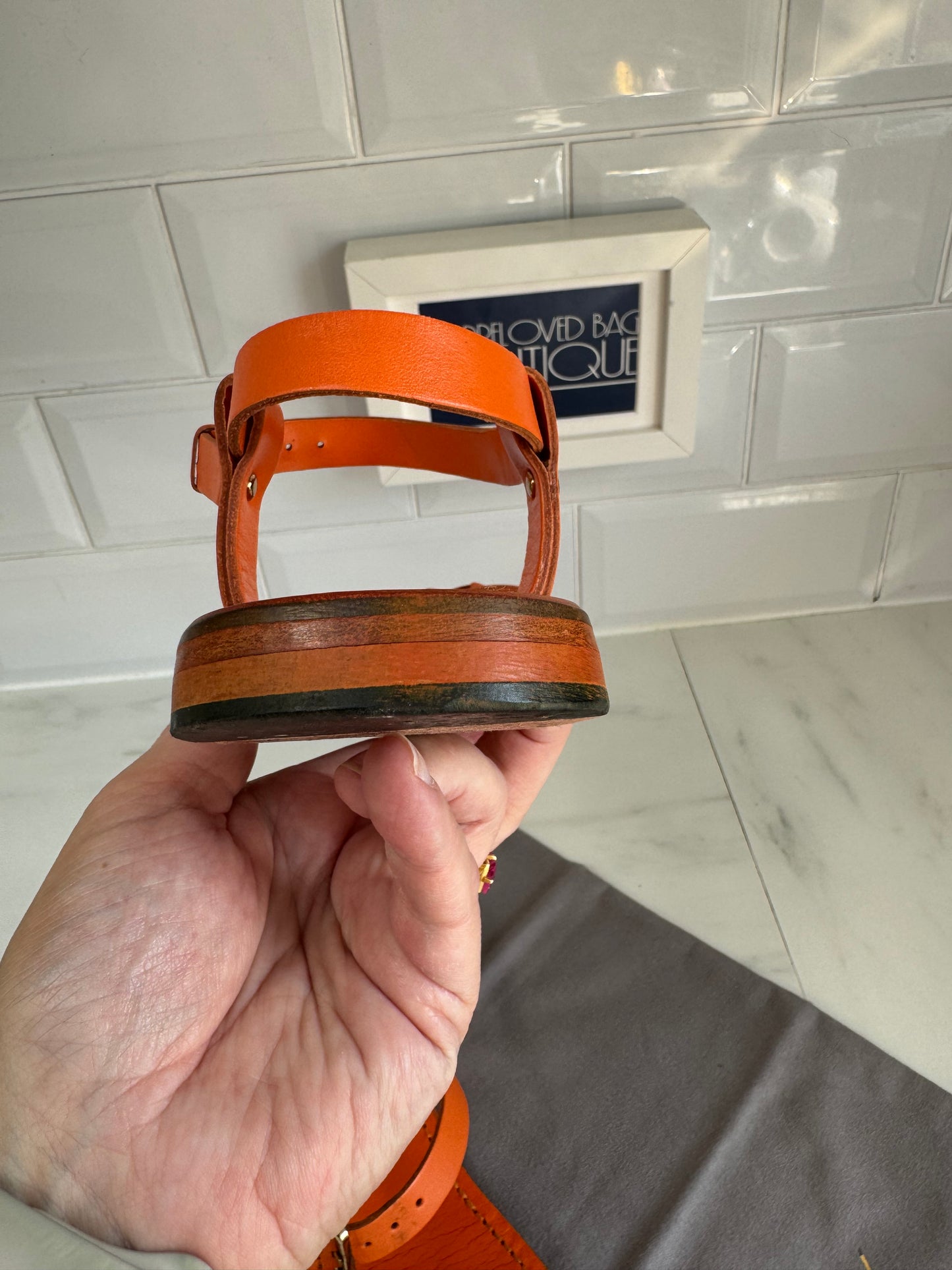 Mulberry Sandals - Mandarin