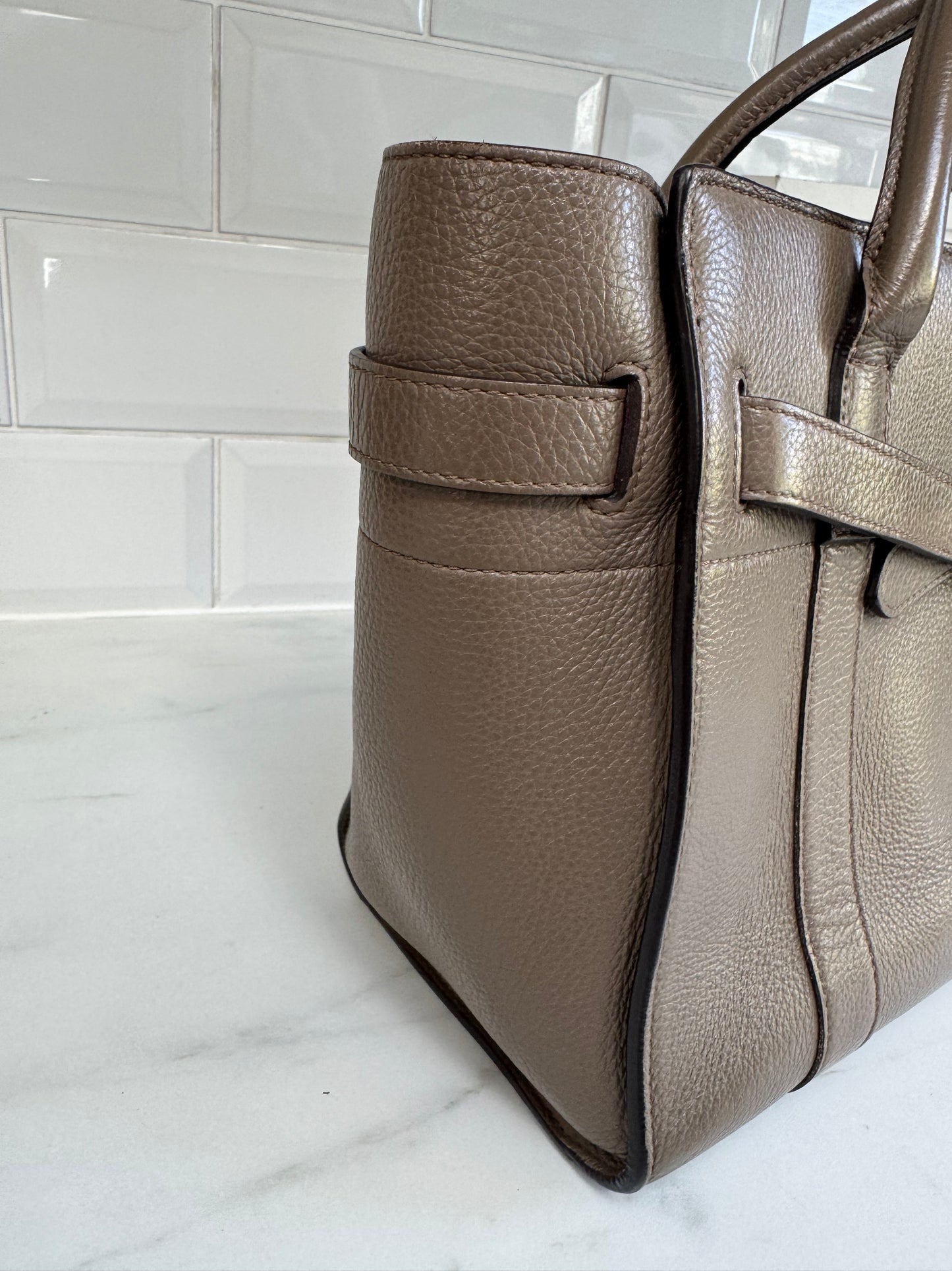 Mulberry Small Belted Bayswater - Clay