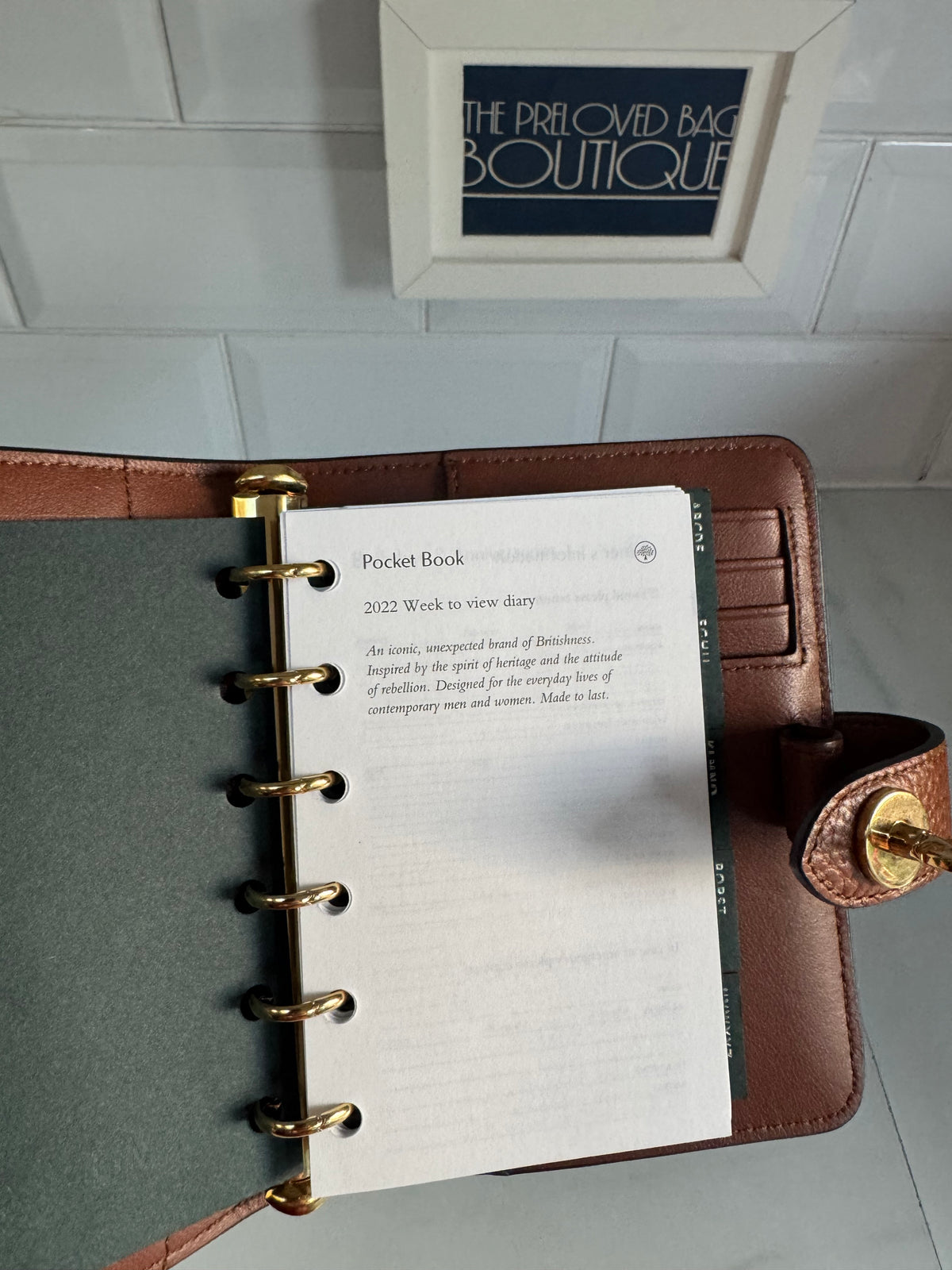 Mulberry Postman’s Lock Pocket Book - Oak
