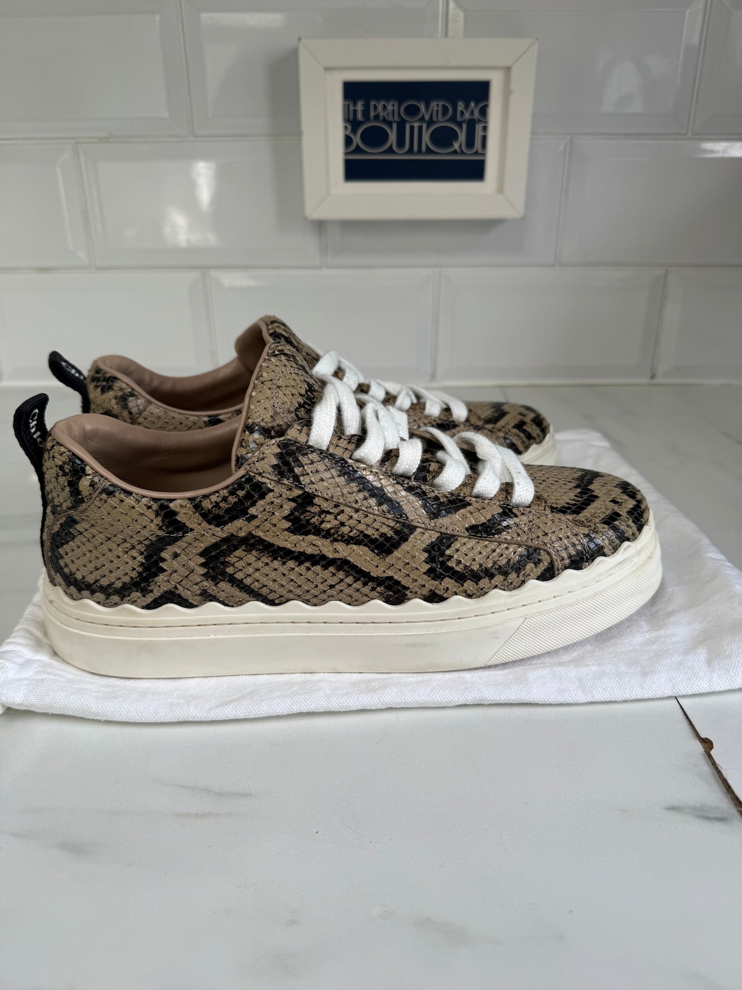 Chloé Trainers White, Grey and Black