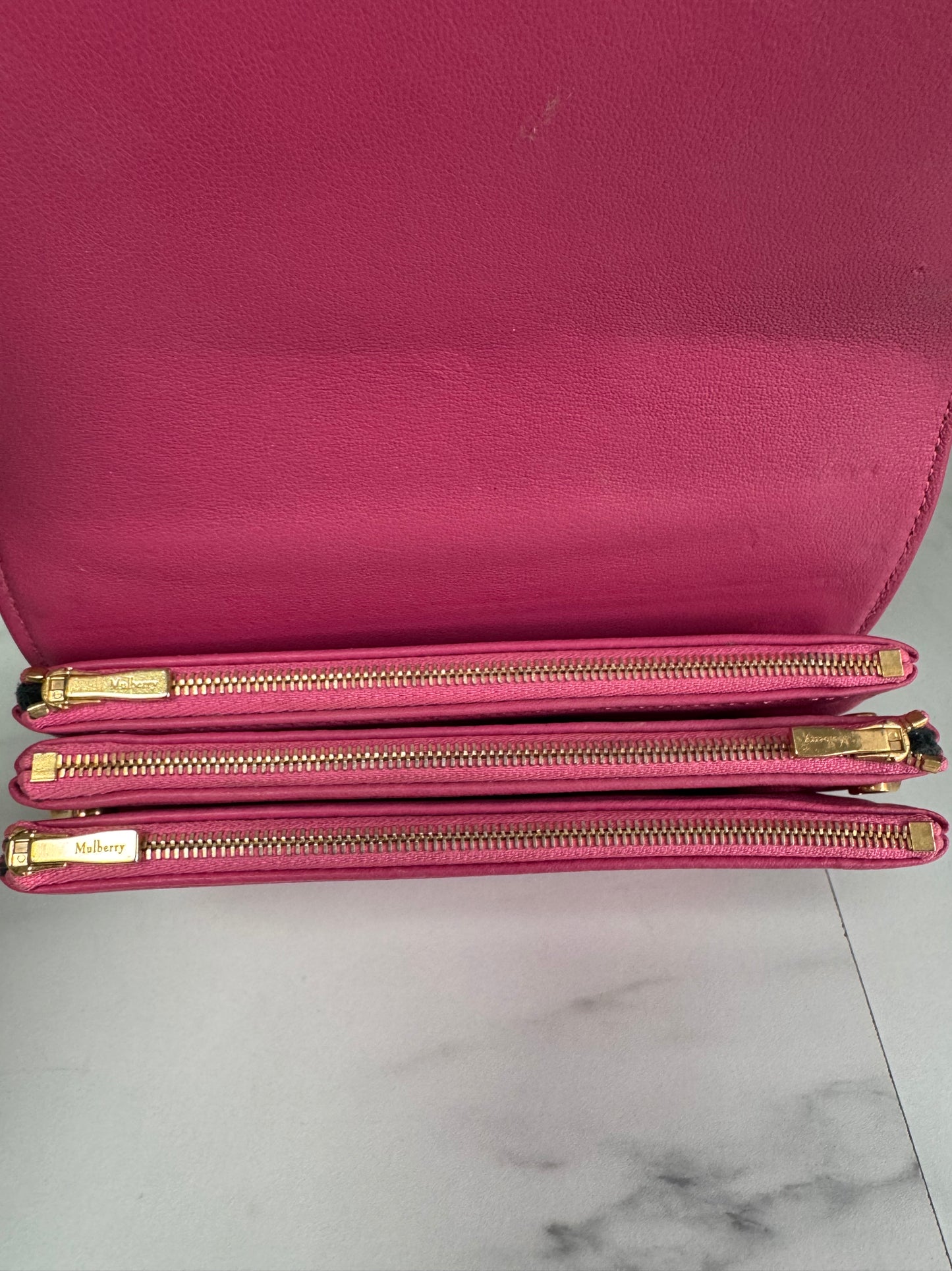 Mulberry Small Clifton - Candy Pink (no long strap)